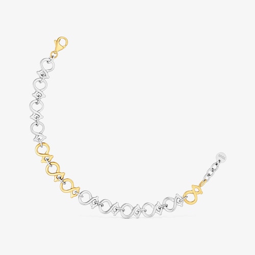 Pulsera de acero bicolor TOUS Infinity