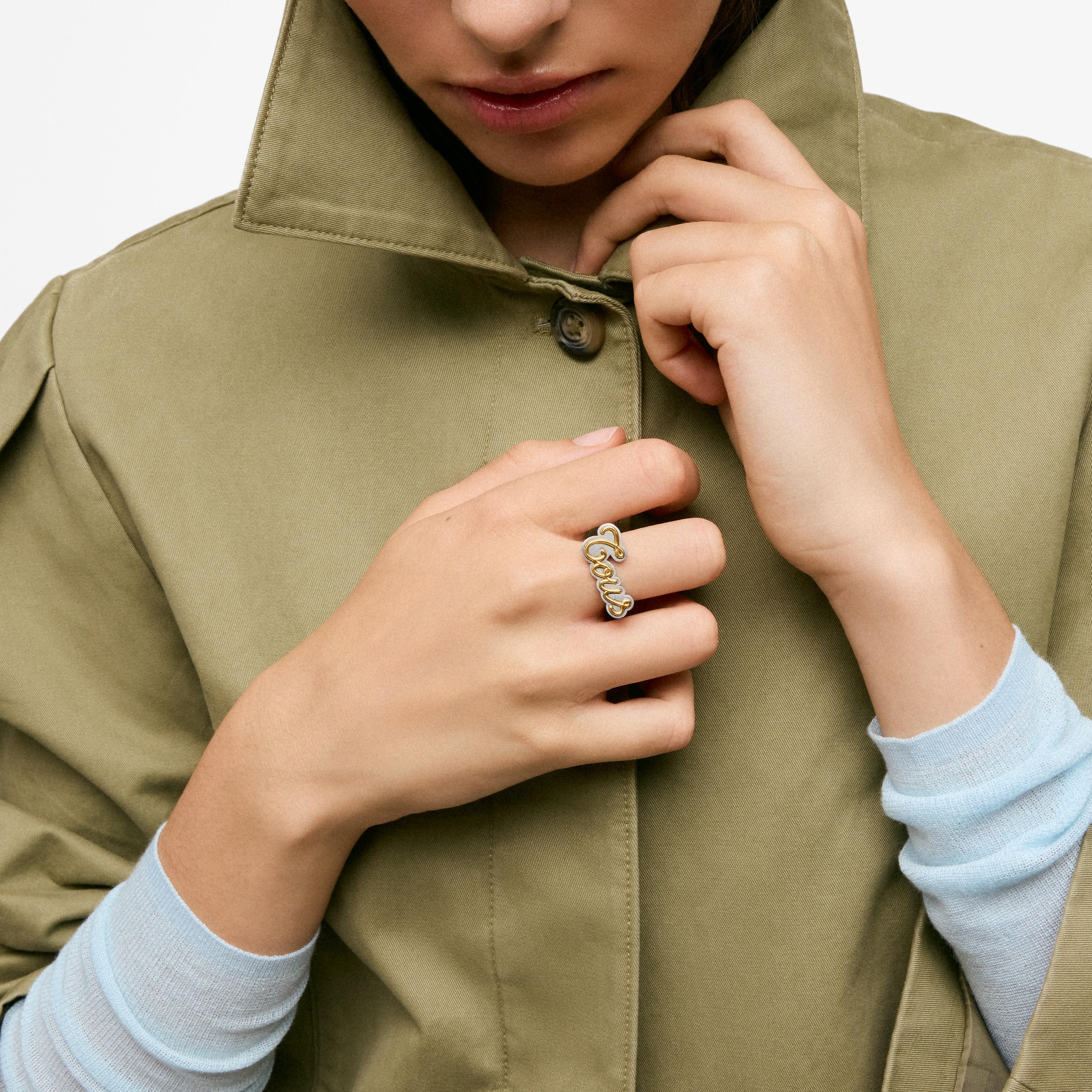 Two-tone Signet ring TOUS Charming