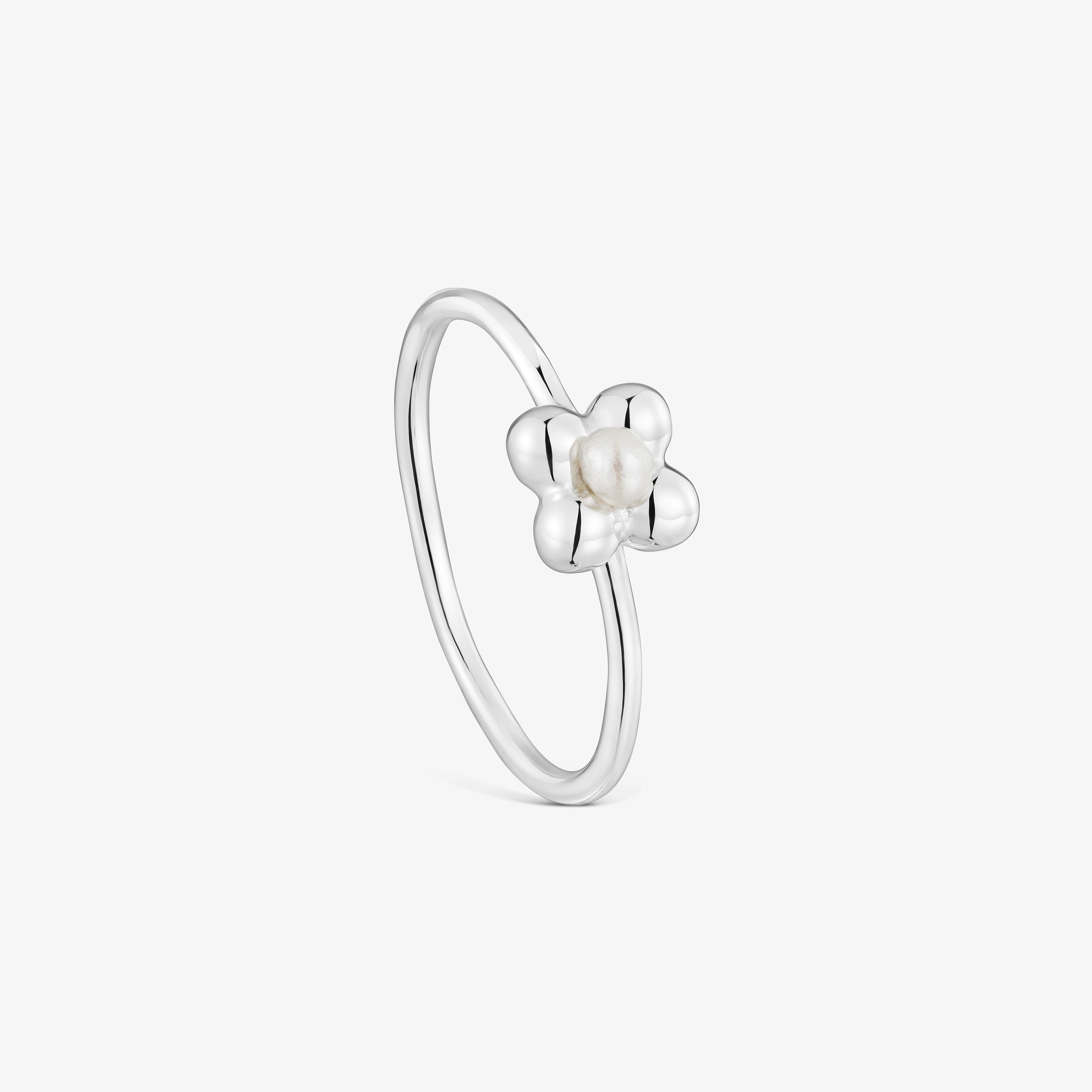 Silver flower Ring TOUS Bold Motif