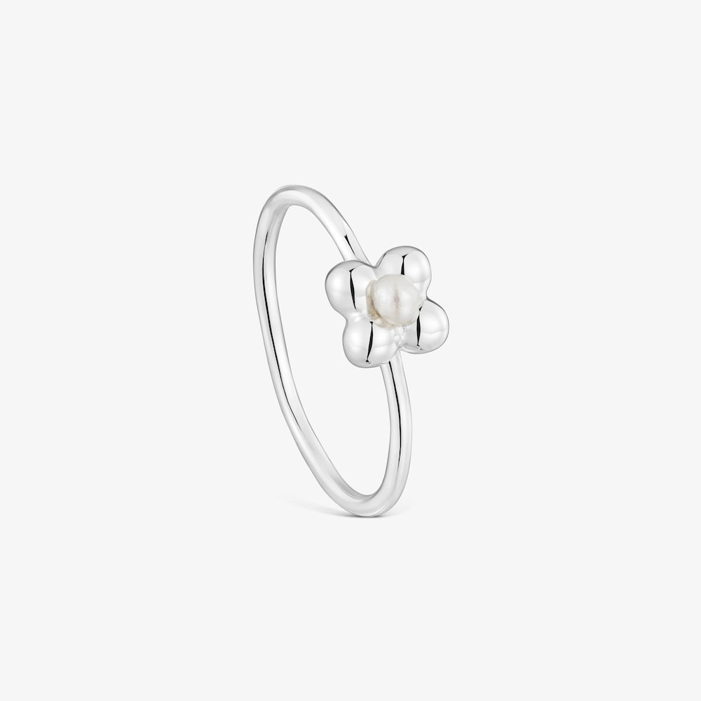 Silver flower Ring TOUS Bold Motif