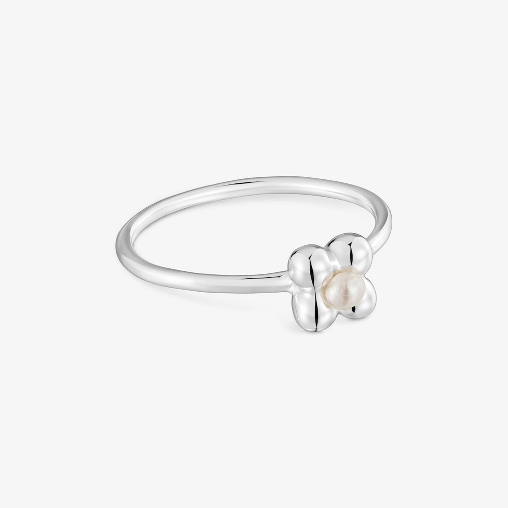 Silver flower Ring TOUS Bold Motif