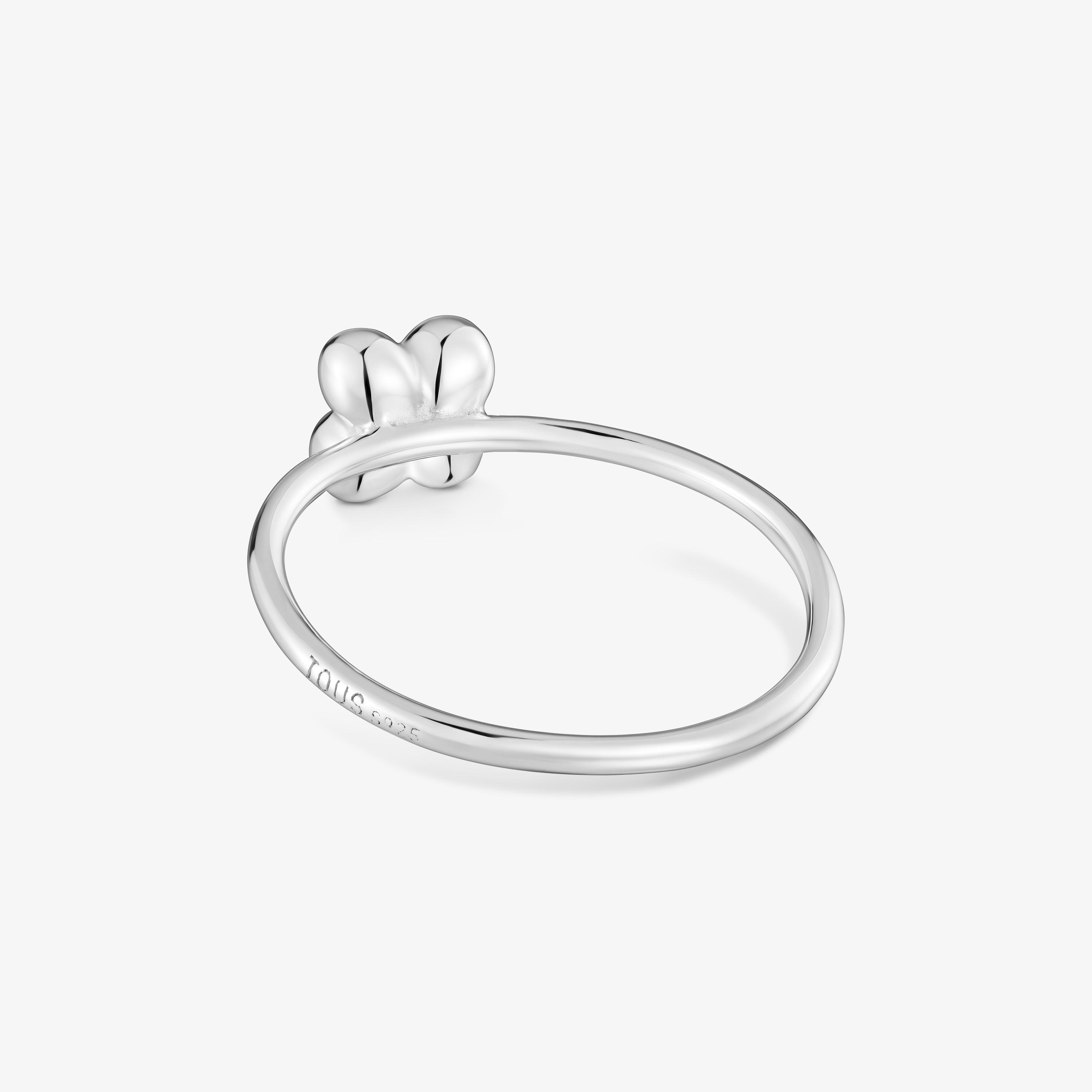 Silver flower Ring TOUS Bold Motif