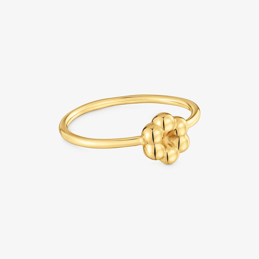 18kt gold vermeil flower Ring TOUS Bold Motif