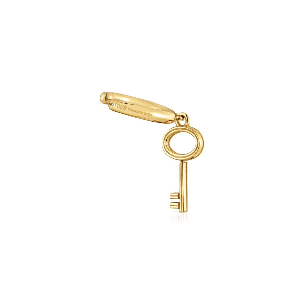 Earcuff llave de acero dorado TOUS Charming
