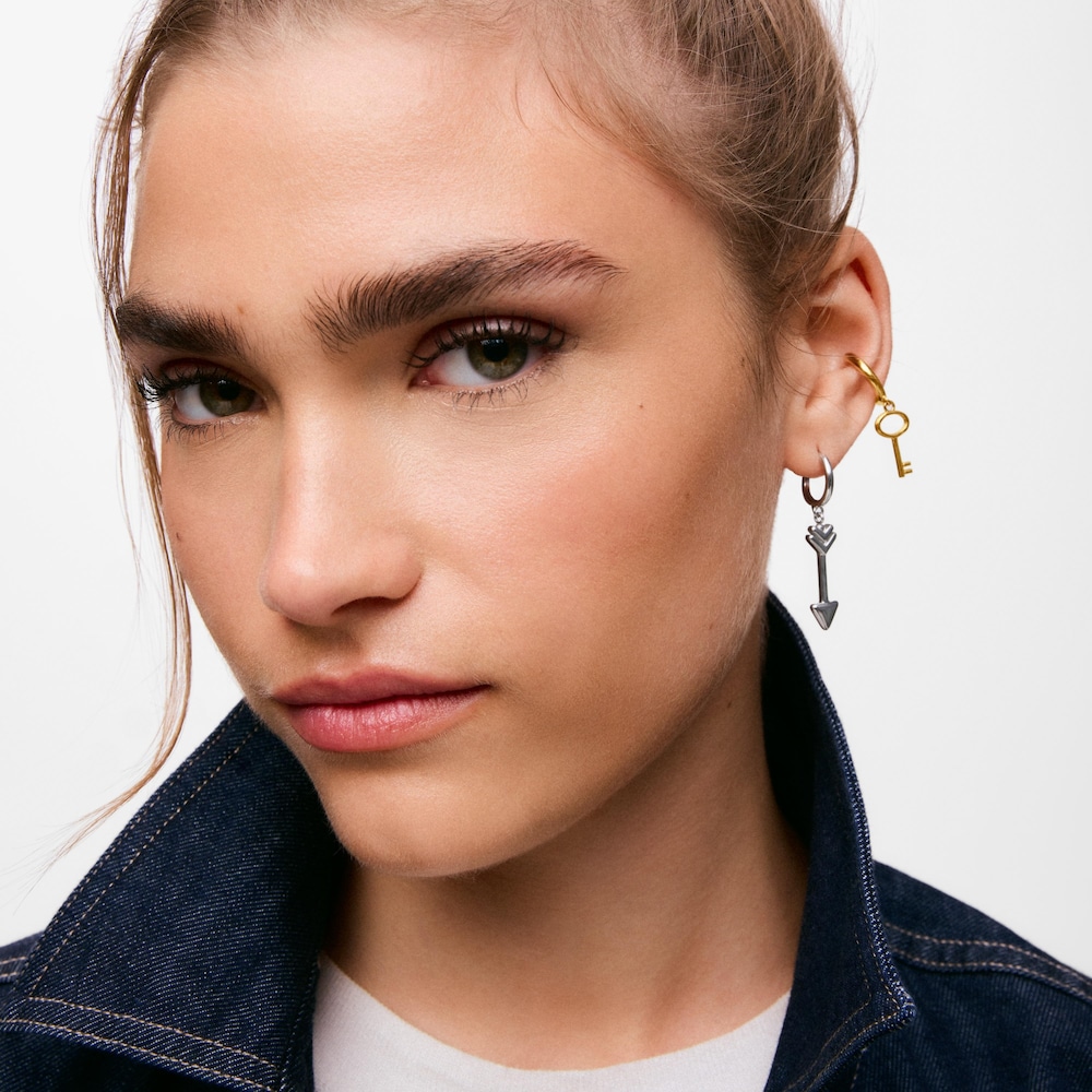 Earcuff llave de acero dorado TOUS Charming