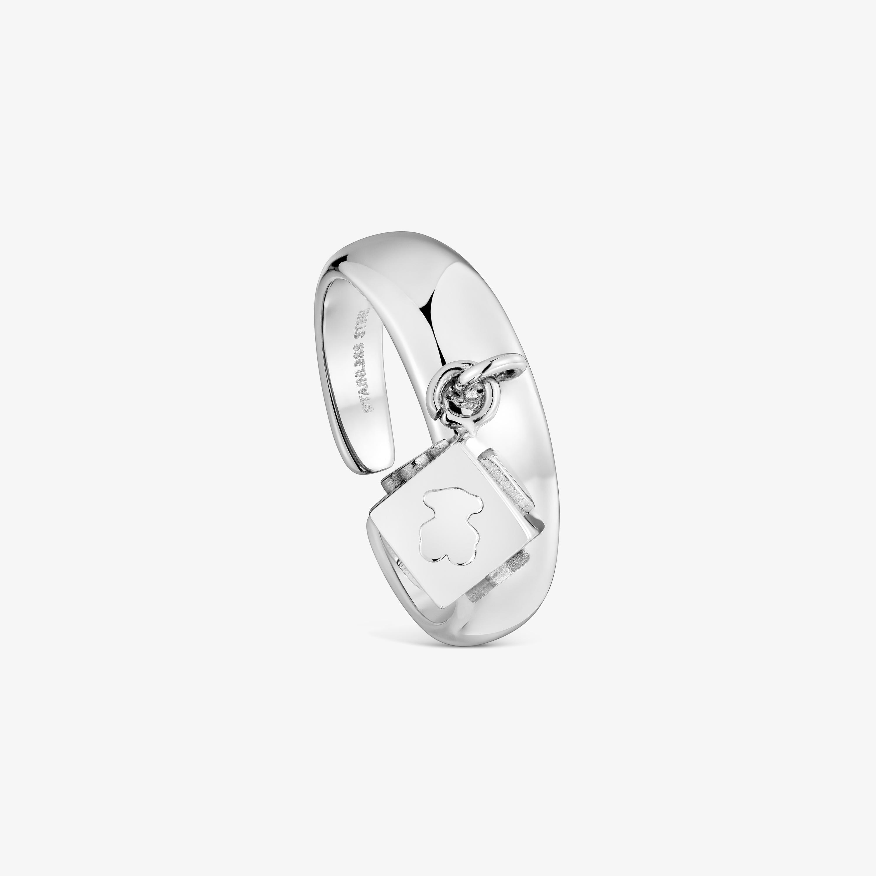 Steel Dice ring TOUS Charming