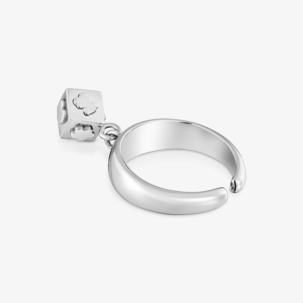 Anillo dado de acero TOUS Charming