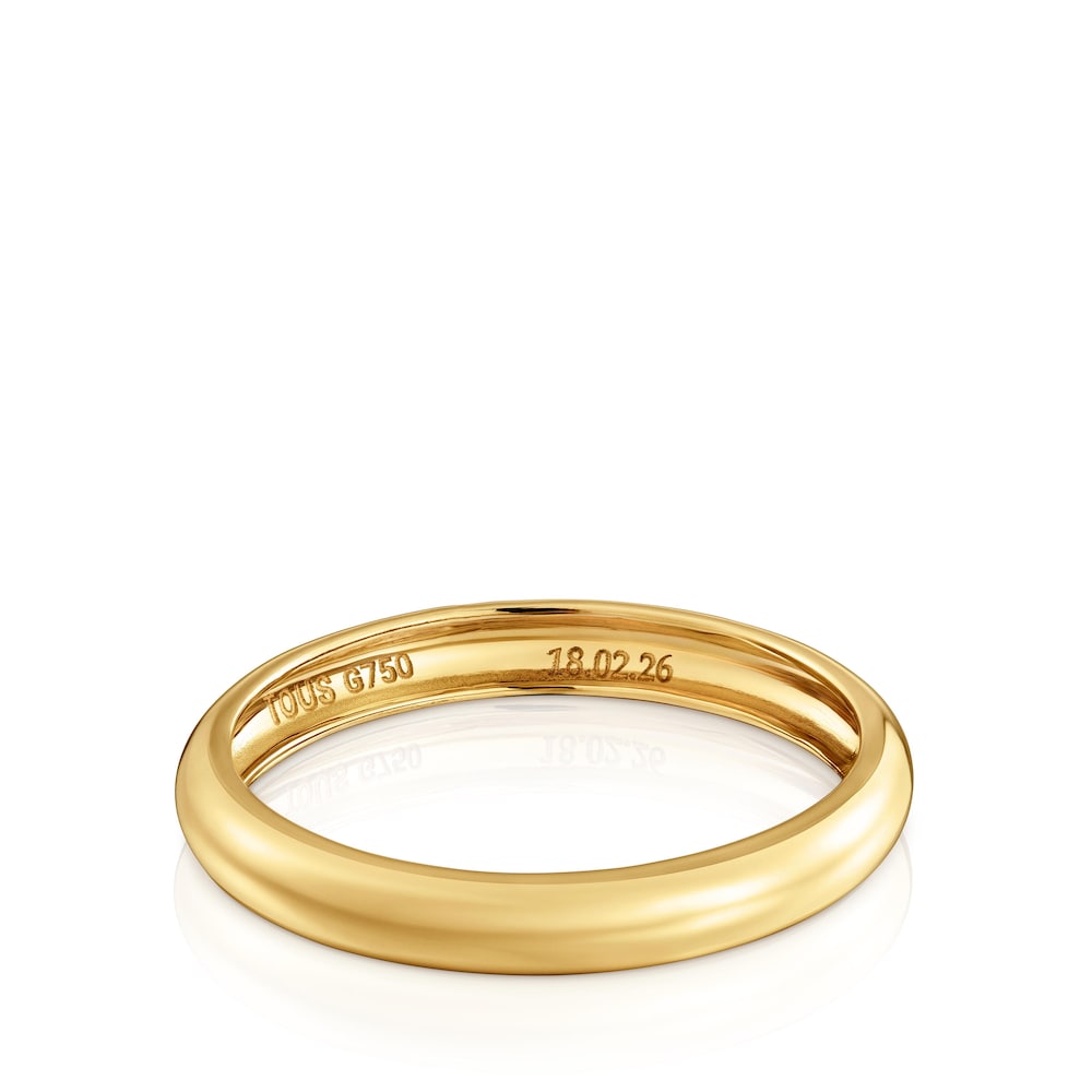 Anell d&rsquo;alian&ccedil;a aro lleuger d&rsquo;or 2,7 mm TOUS Alianzas