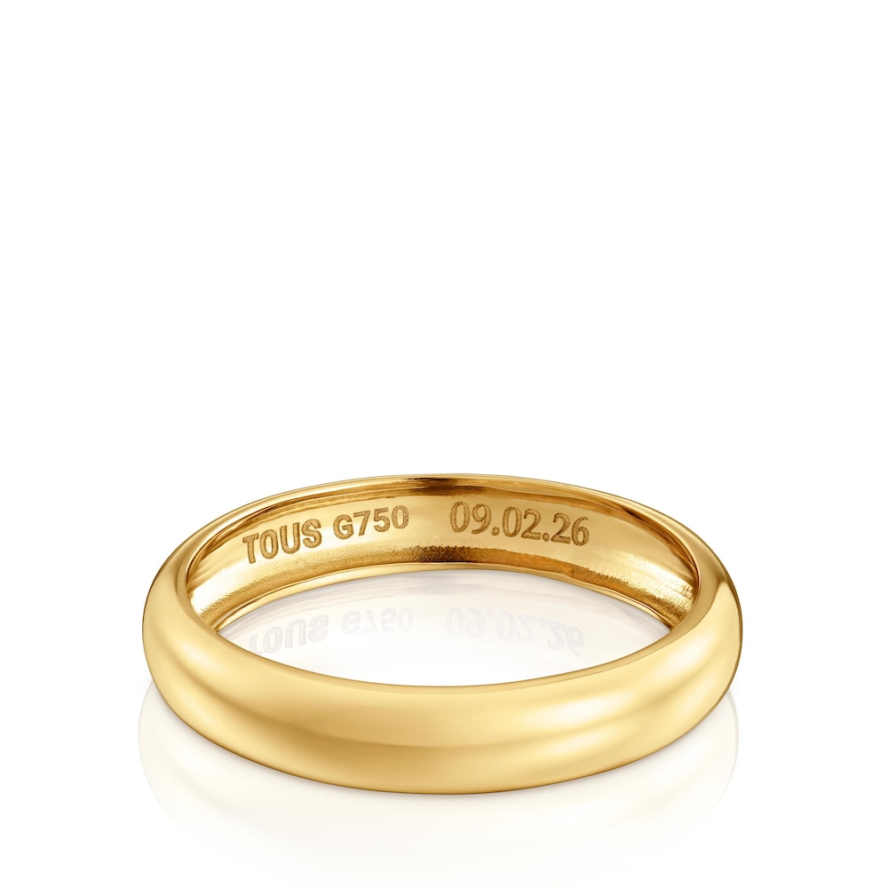 Alliance l&eacute;g&egrave;re en or 3,8 mm TOUS Alianzas