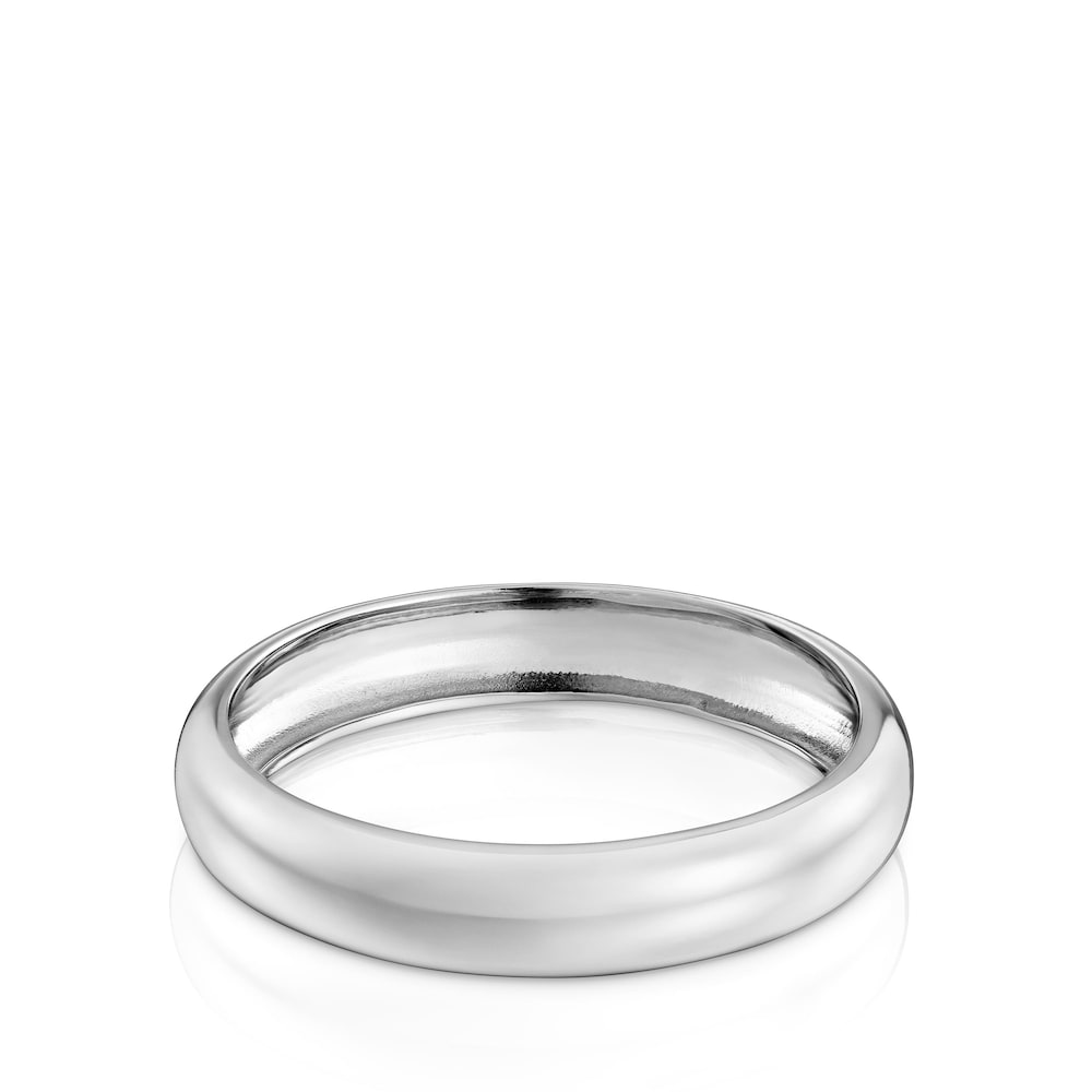 Fede nuziale leggera in platino 3,8 mm TOUS Alianzas