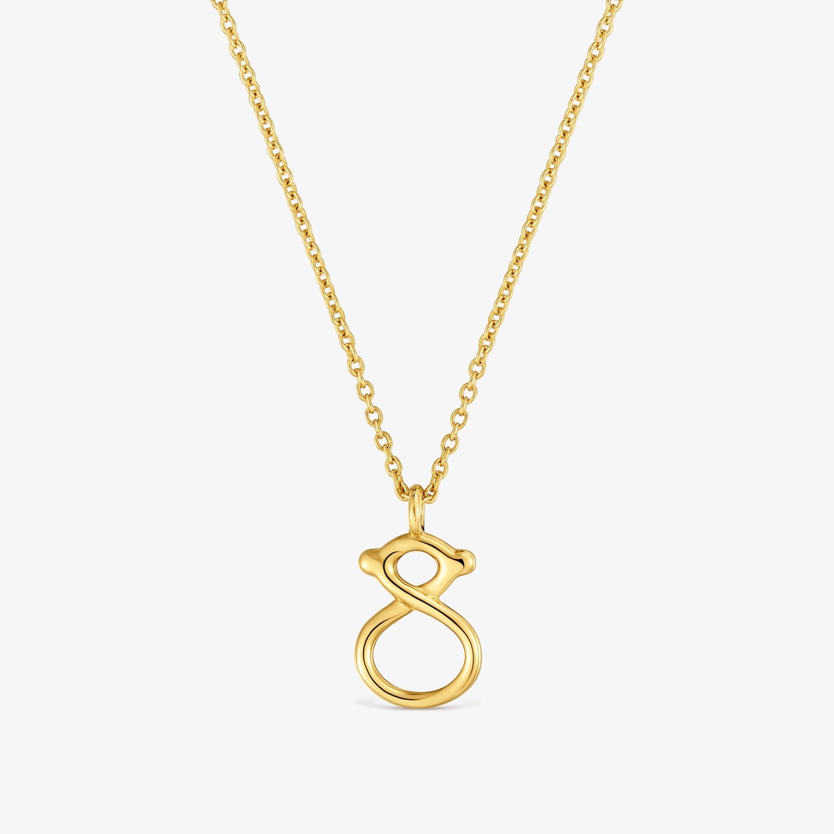 Tous - Collar De Oro 9 Kt Y Motivo Oso 10 Mm Tous Infinity - Dorado
