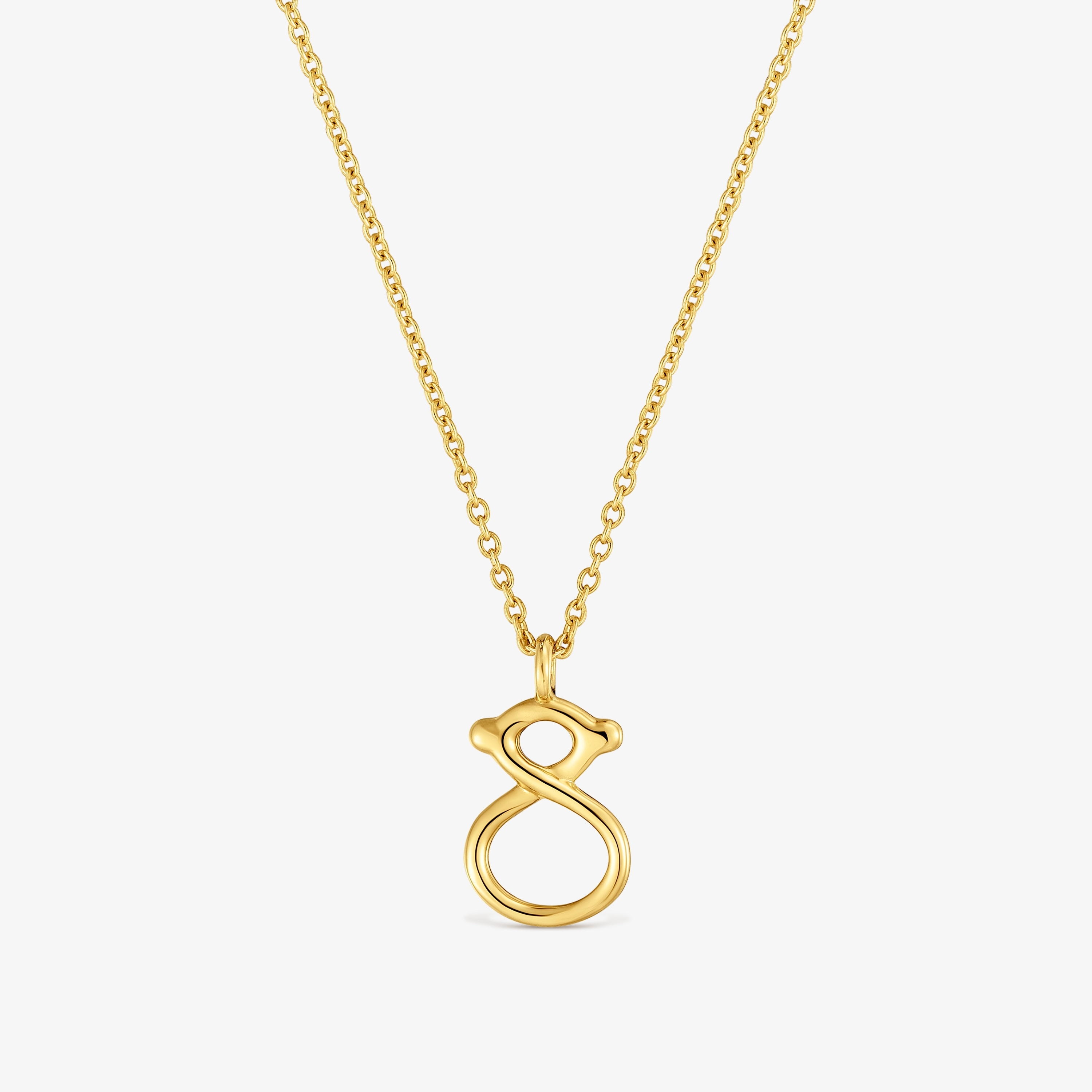 9kt gold Necklace with 10 mm bear motif TOUS Infinity