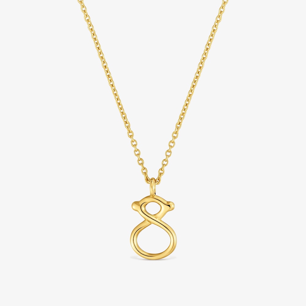 Collar de oro 9 kt y motivo oso 10 mm TOUS Infinity