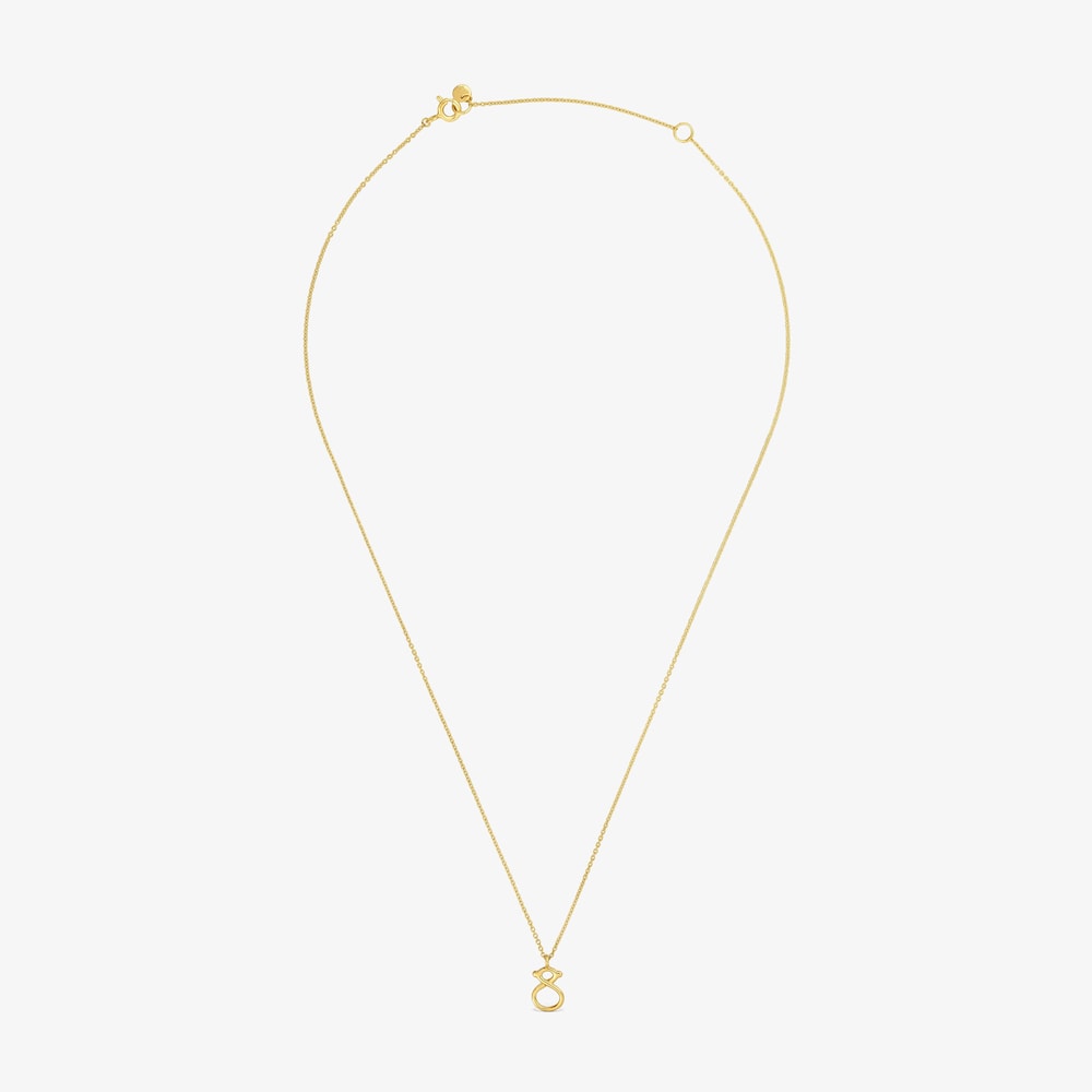 Collar de oro 9 kt y motivo oso 10 mm TOUS Infinity