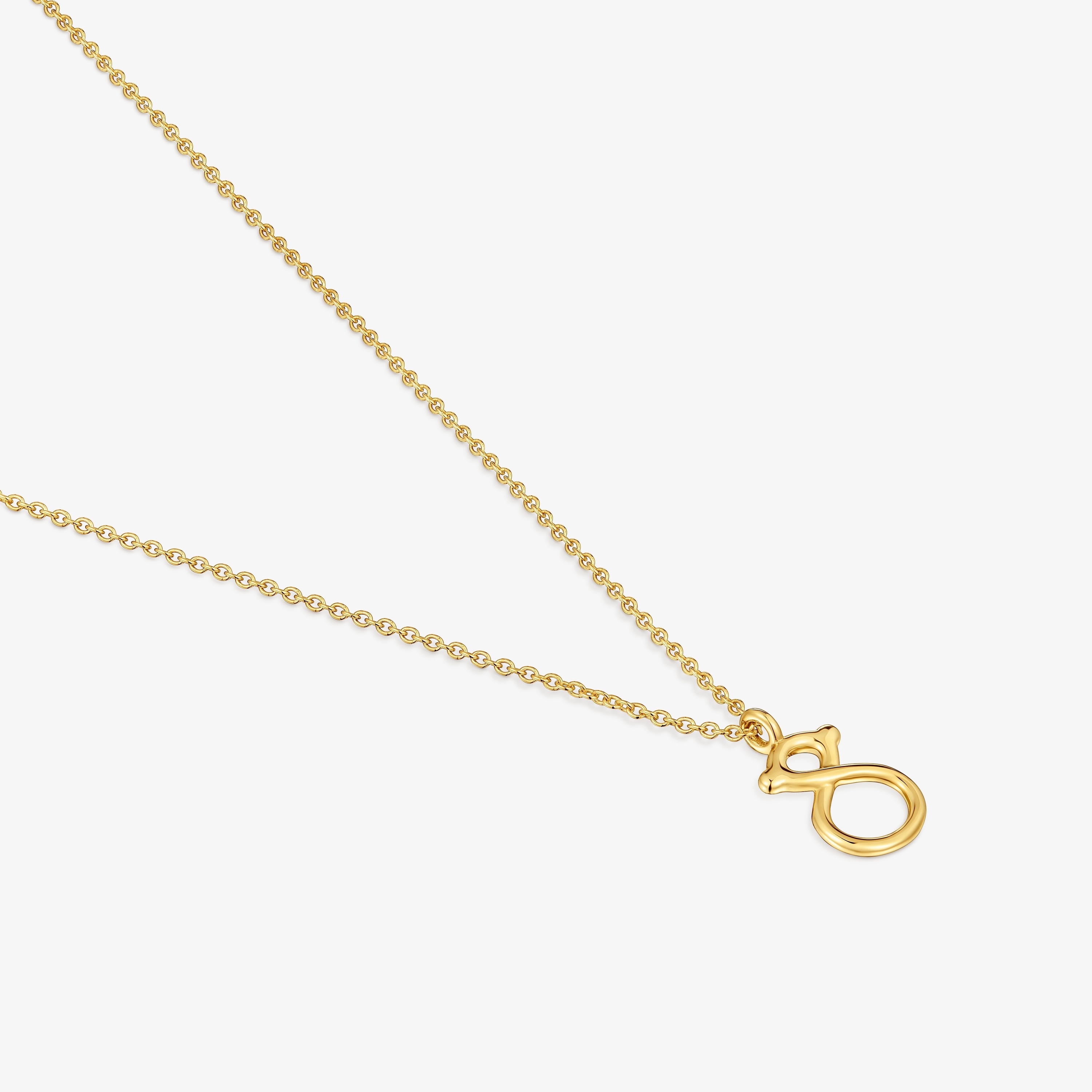 9kt gold Necklace with 10 mm bear motif TOUS Infinity