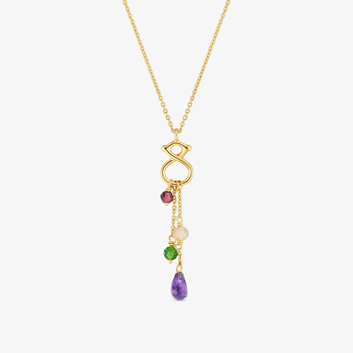 Tous - Collar De Oro 9 Kt, Gemas Y Motivo Oso 10 Mm Tous Infinity - Multi