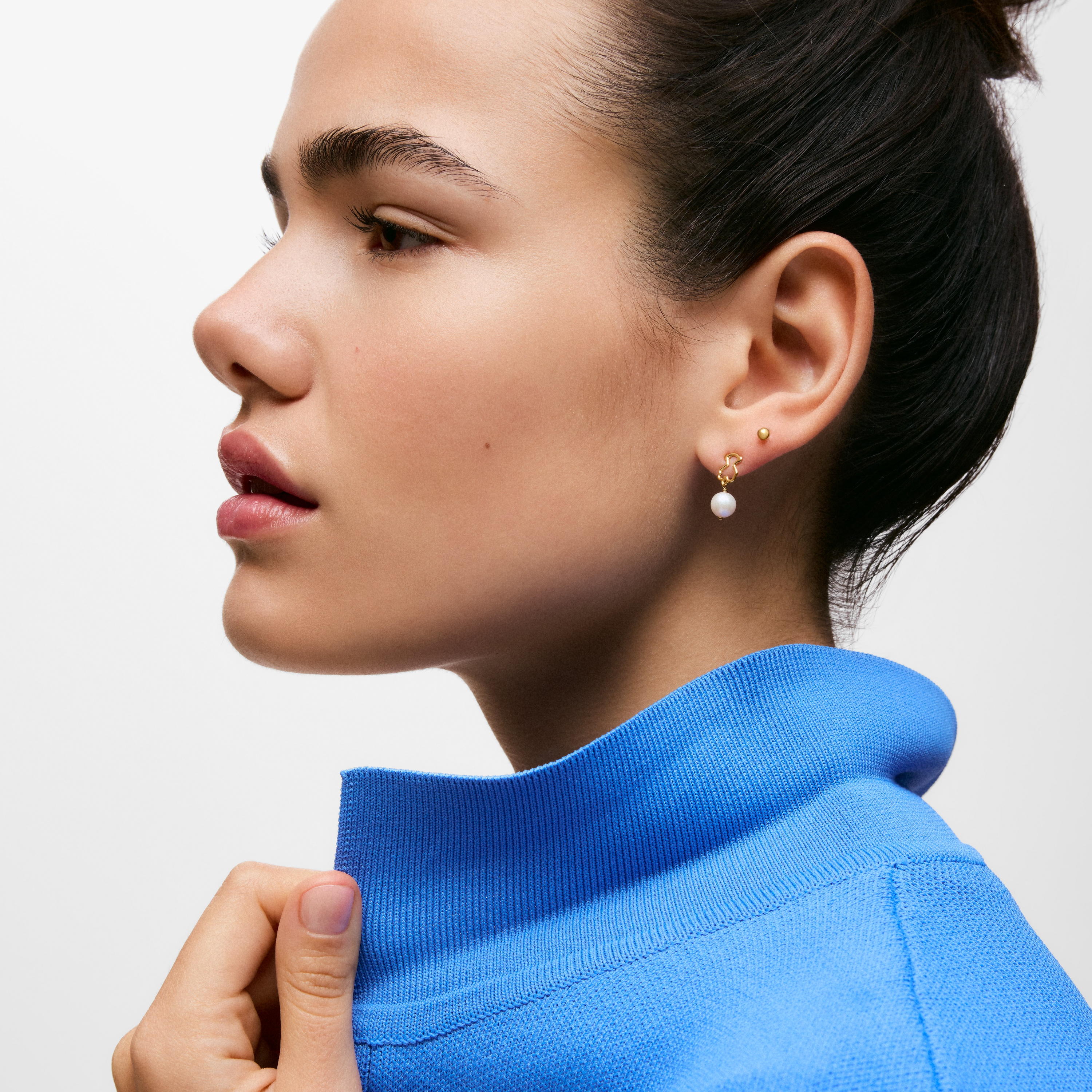 9kt gold Bear earrings with cultured pearls TOUS Silueta