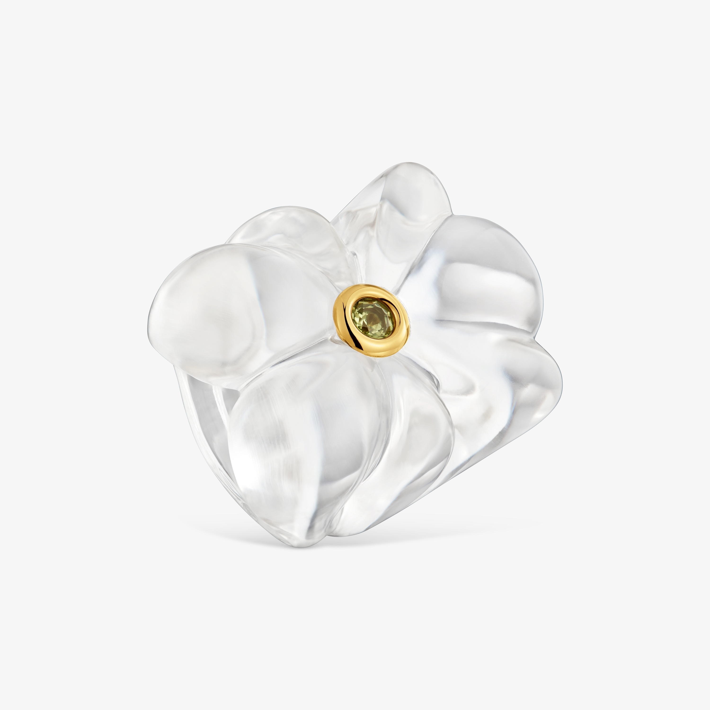 Resin and peridot bear Ring TOUS Bold Motif