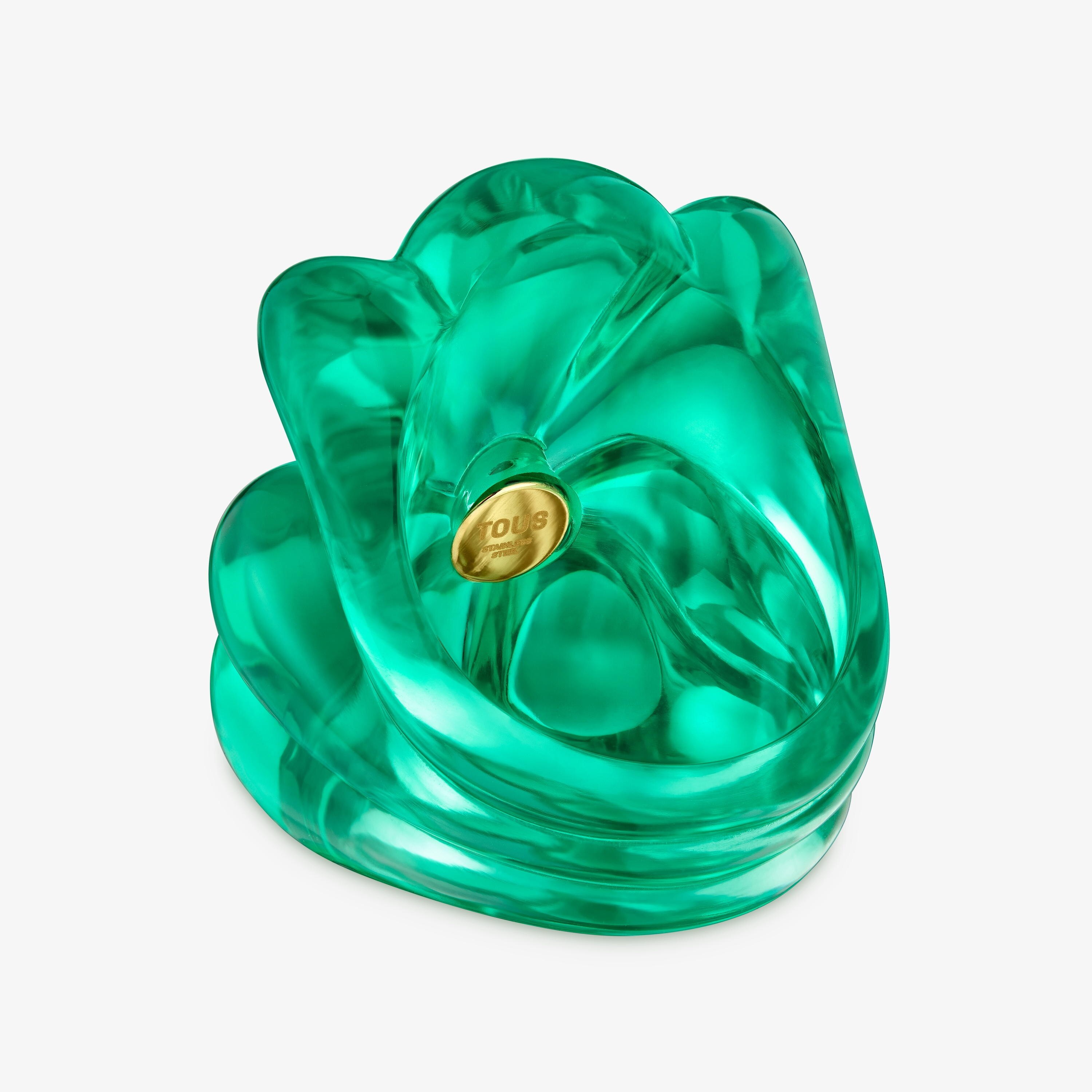 Resin and amethyst bear Ring TOUS Bold Motif