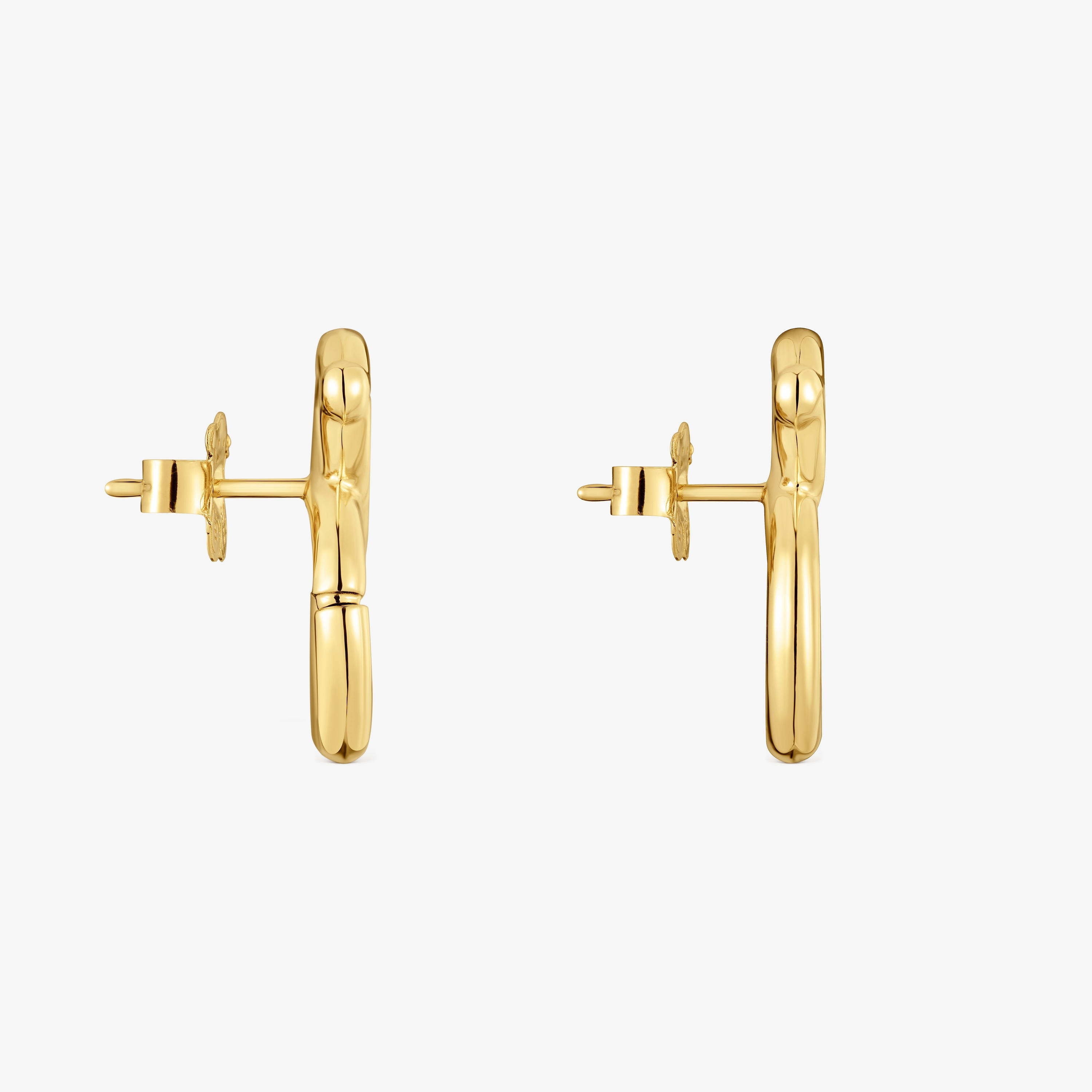Earrings with 18kt gold vermeil TOUS Infinity