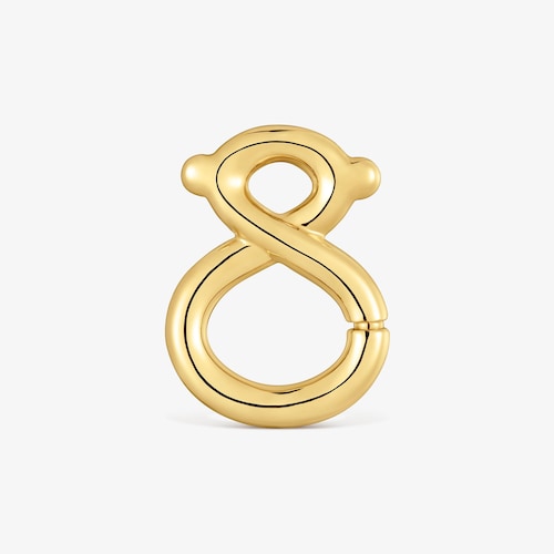 Colgante con ba&ntilde;o de oro 18 kt sobre plata TOUS Infinity