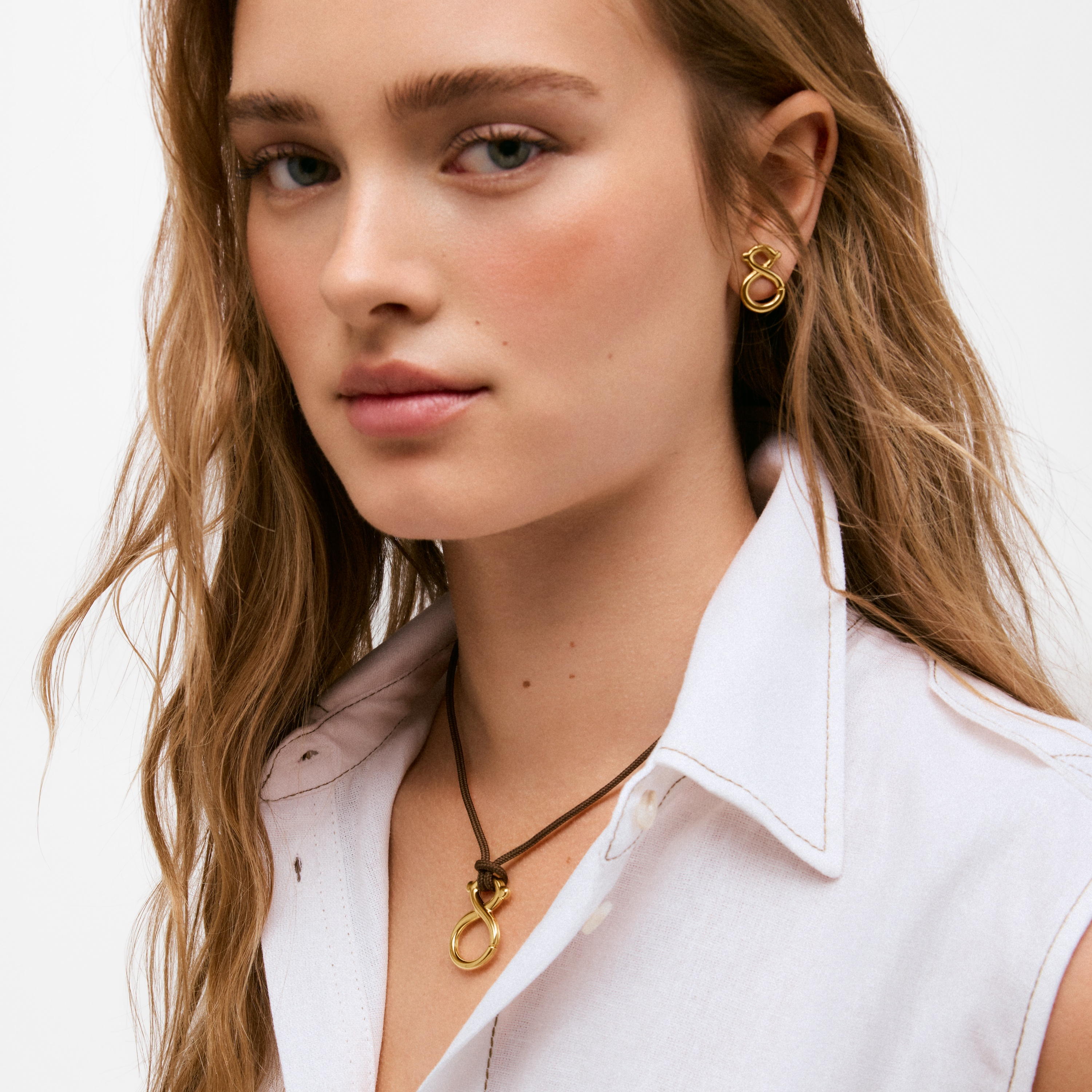 Pendant with 18kt gold vermeil TOUS Infinity