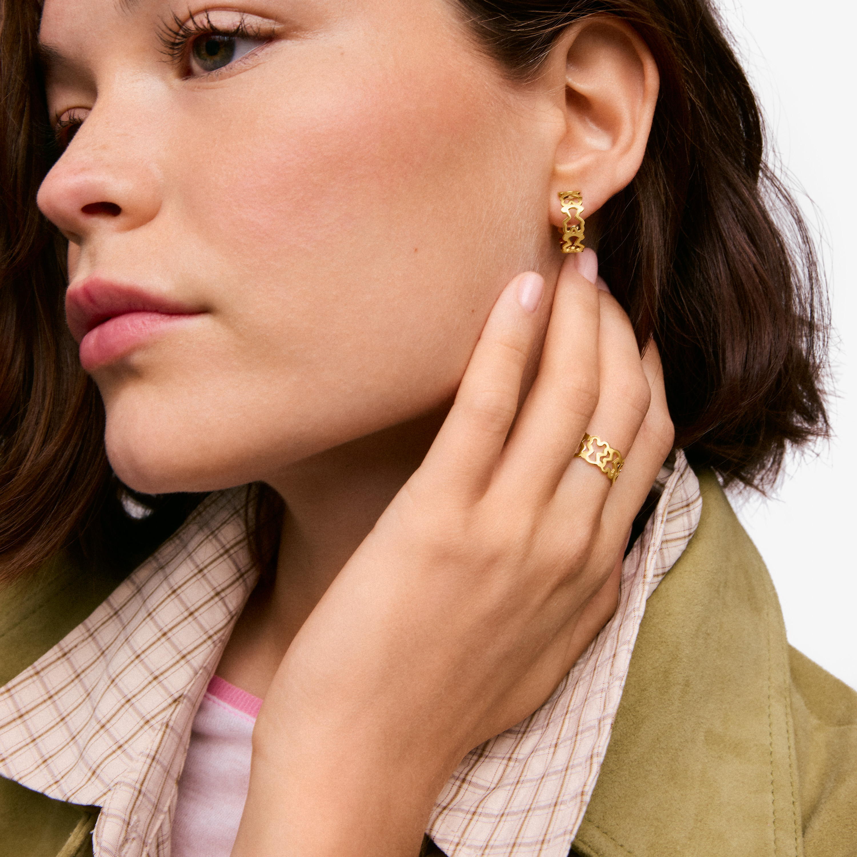 9kt gold Hoop earrings TOUS Kaos