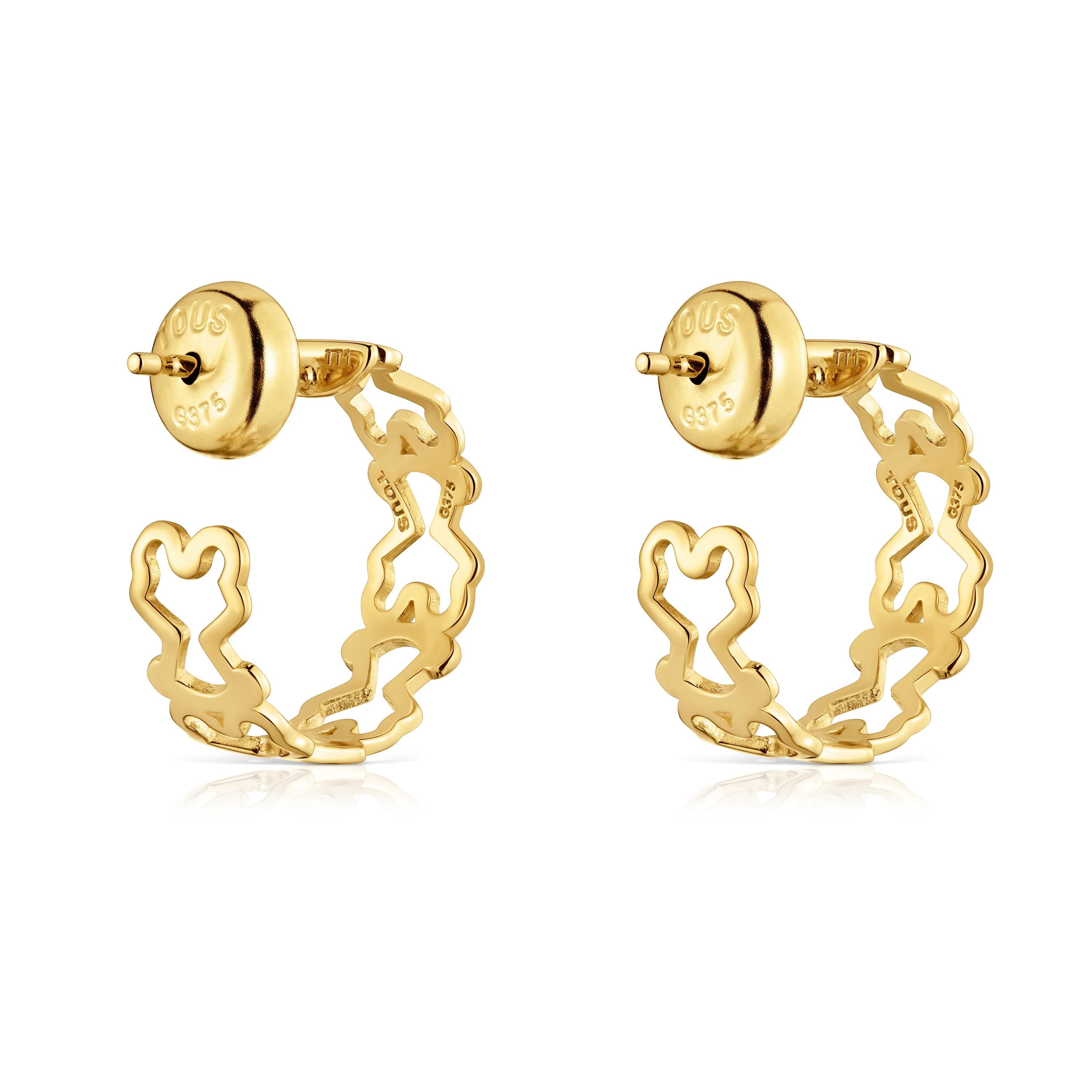 9kt gold Hoop earrings TOUS Kaos