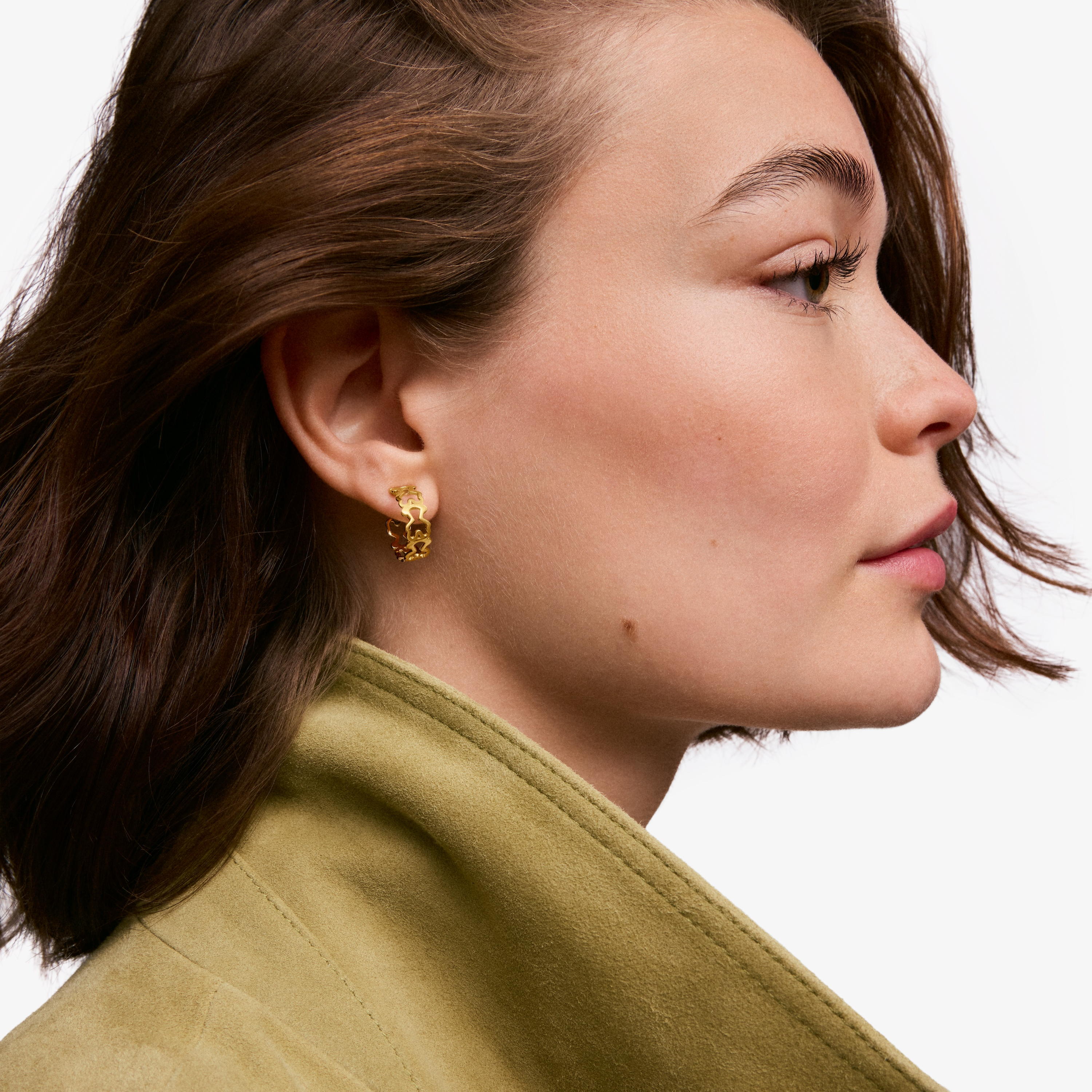 9kt gold Hoop earrings TOUS Kaos