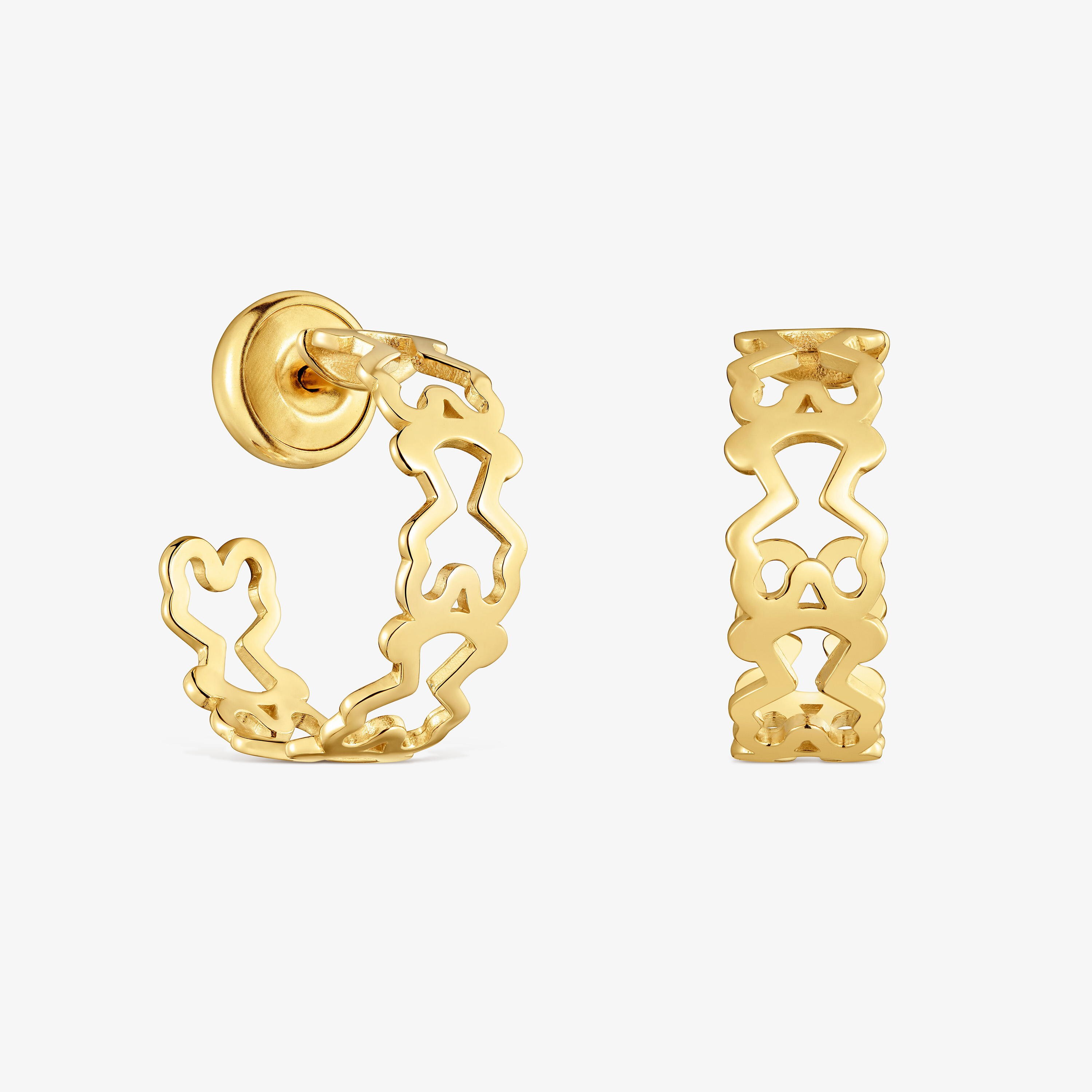 9kt gold Hoop earrings TOUS Kaos