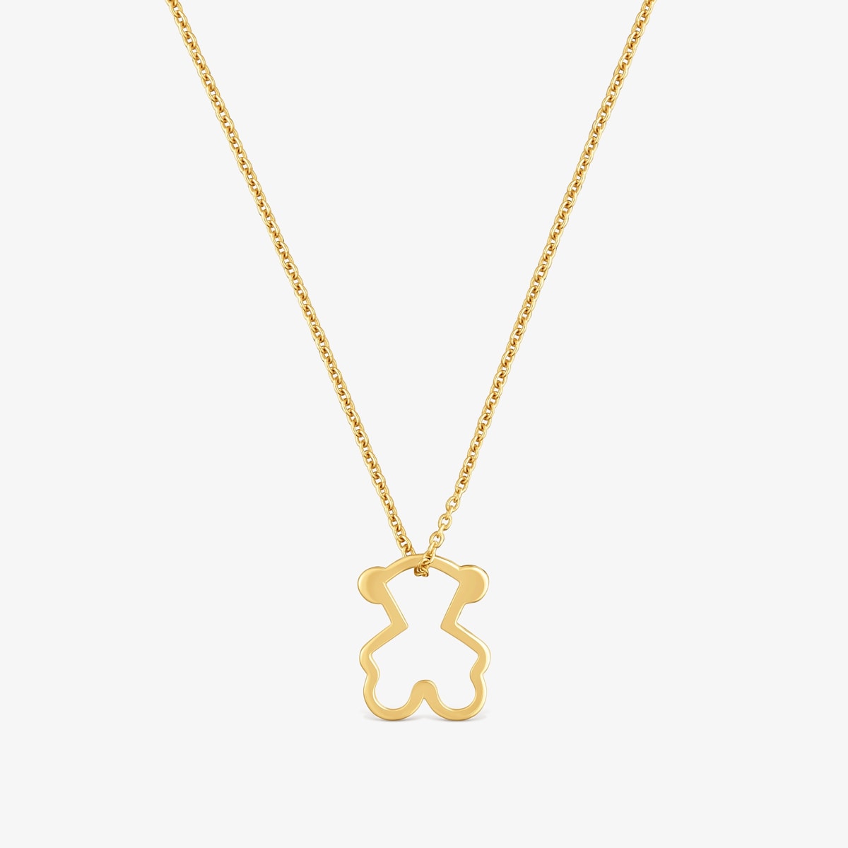 Collar Oso De Oro 9 Kt Kaos