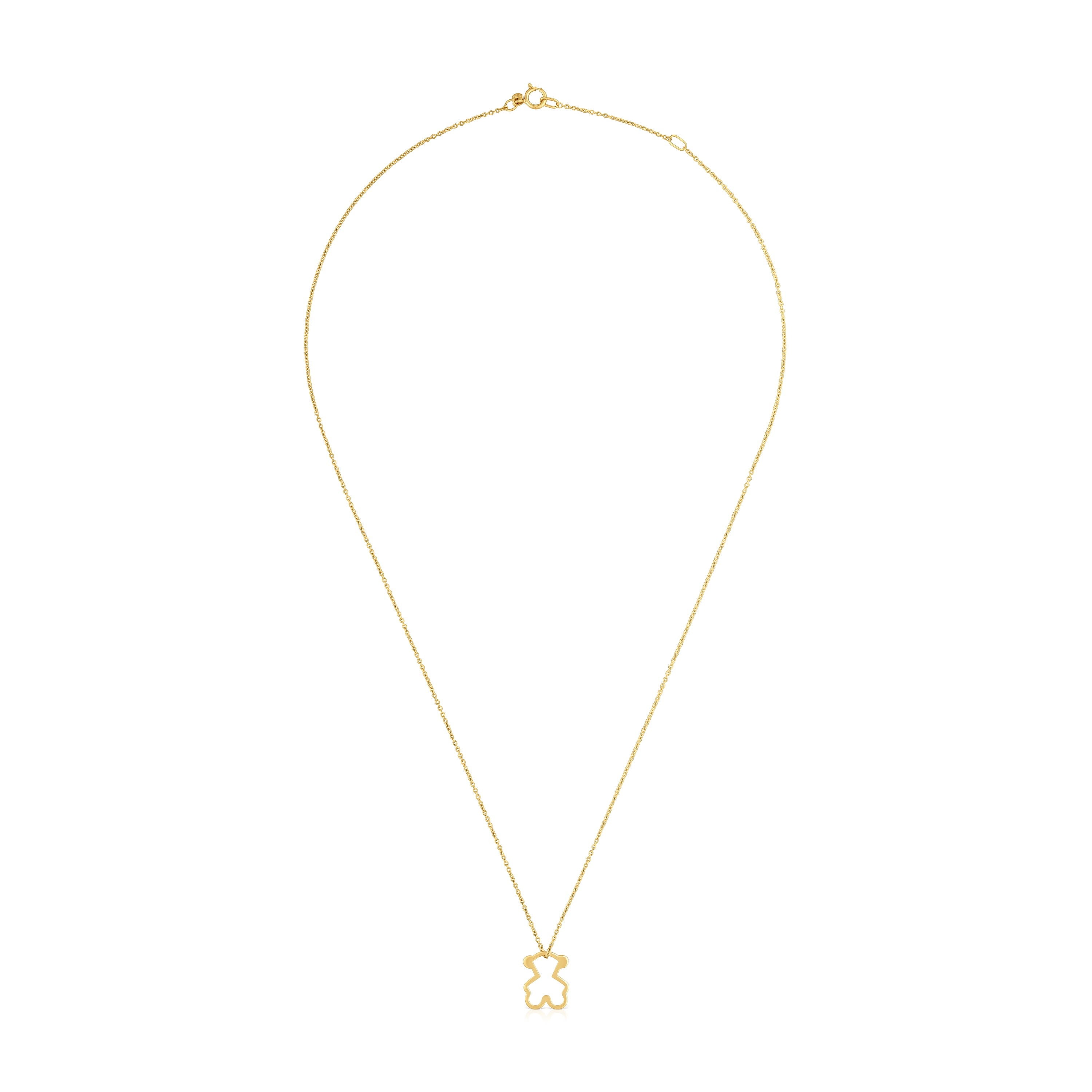9kt gold Bear necklace TOUS Kaos