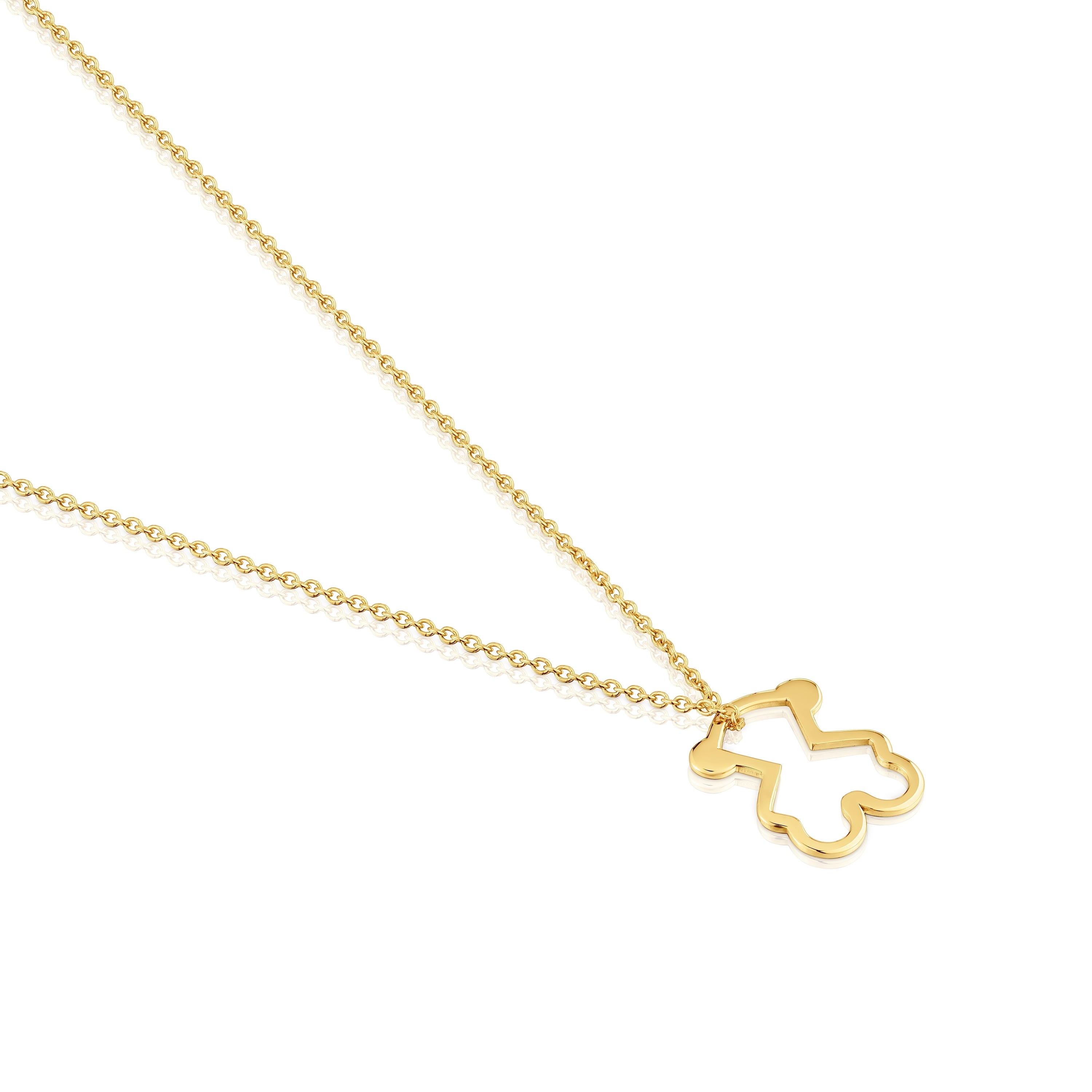 9kt gold Bear necklace TOUS Kaos