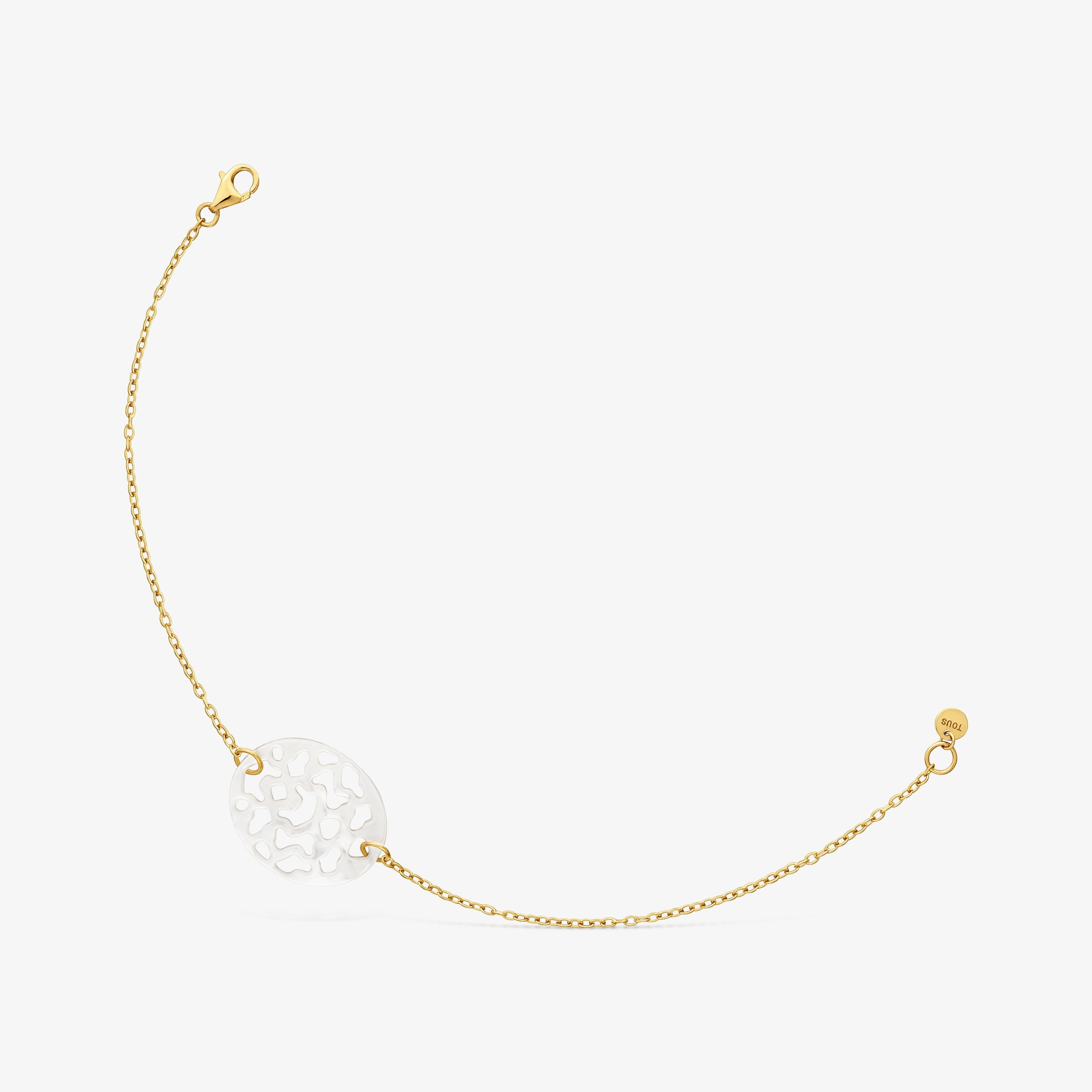 9kt gold and mother-of-pearl Bracelet TOUS Kaos Nacar