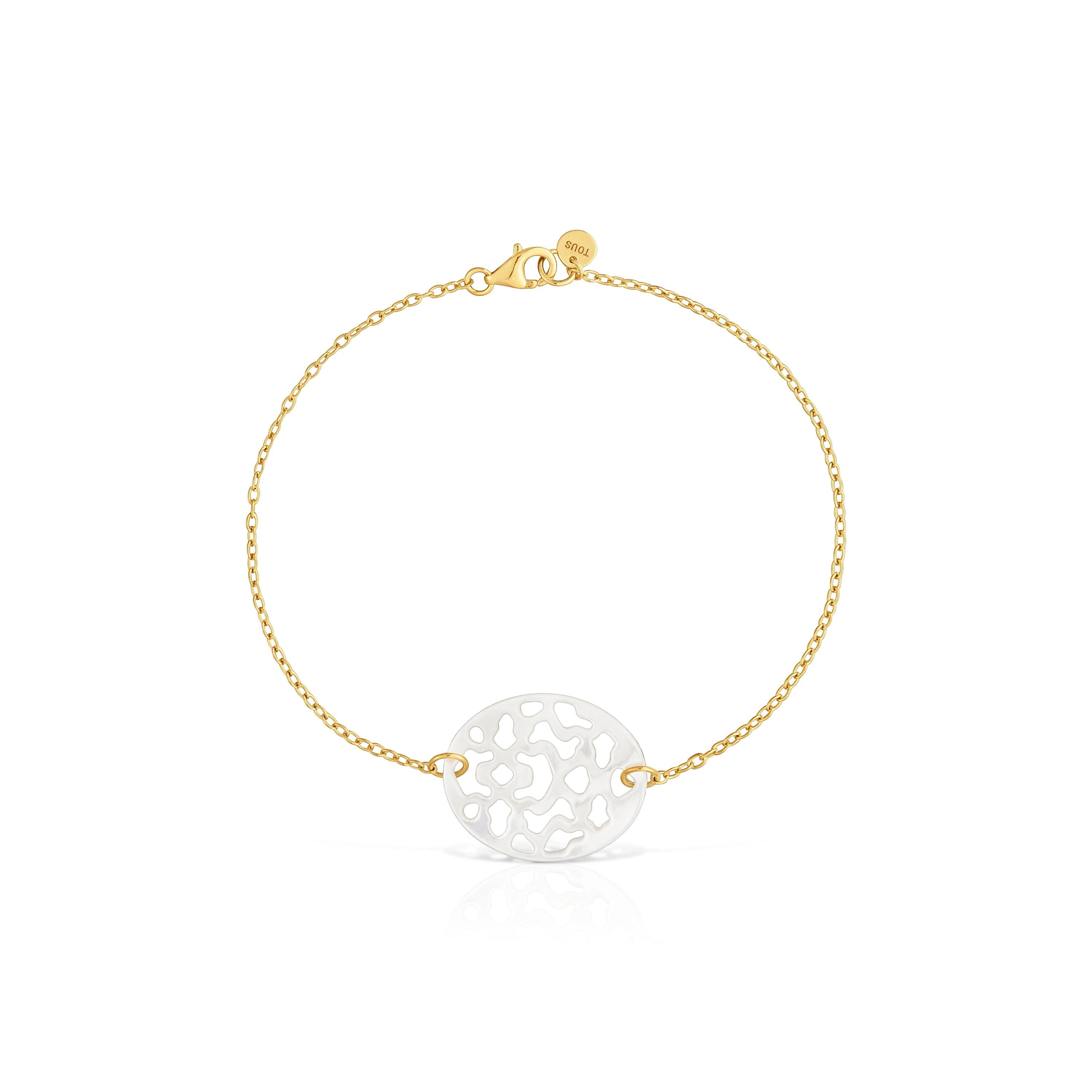 9kt gold and mother-of-pearl Bracelet TOUS Kaos Nacar