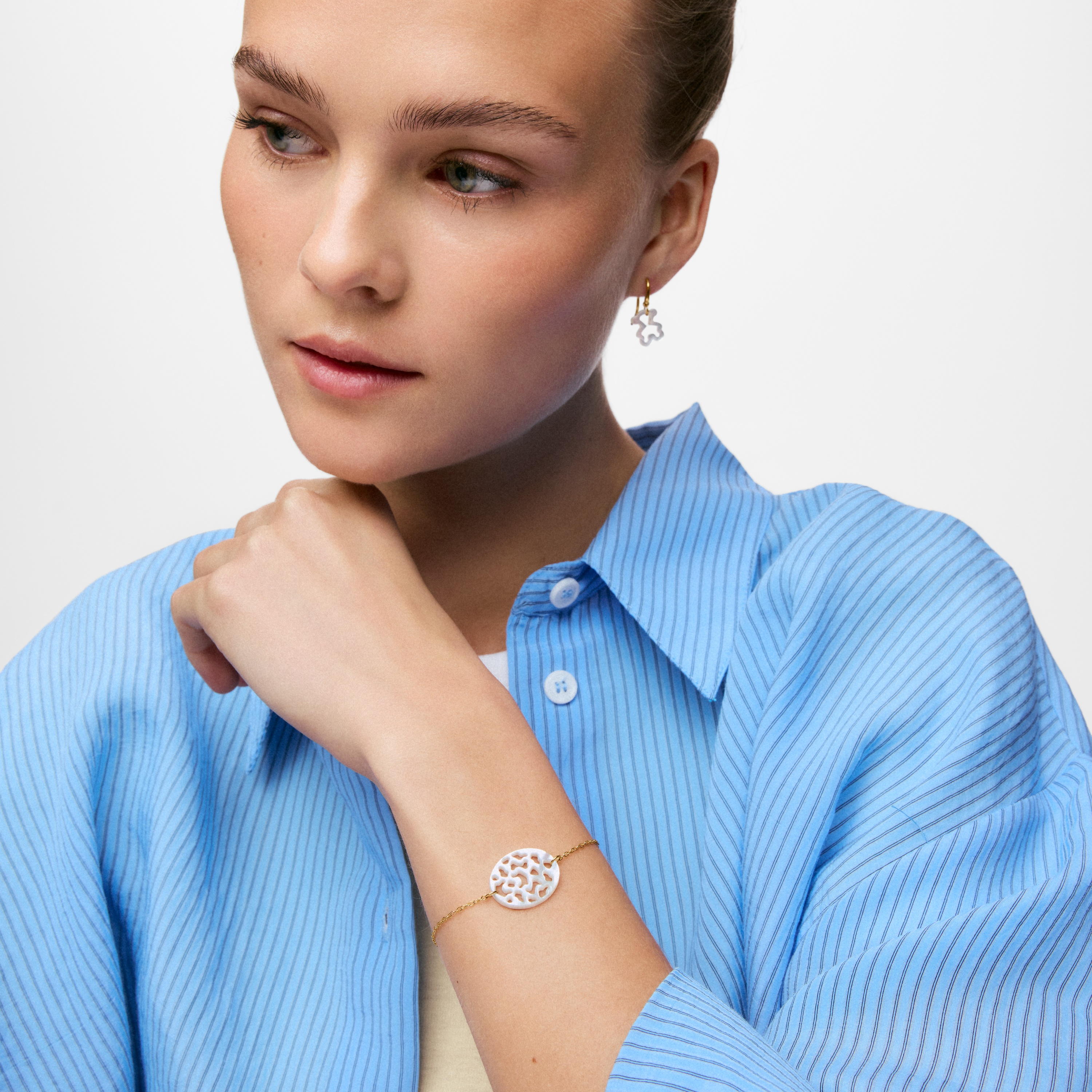 9kt gold and mother-of-pearl Bracelet TOUS Kaos Nacar