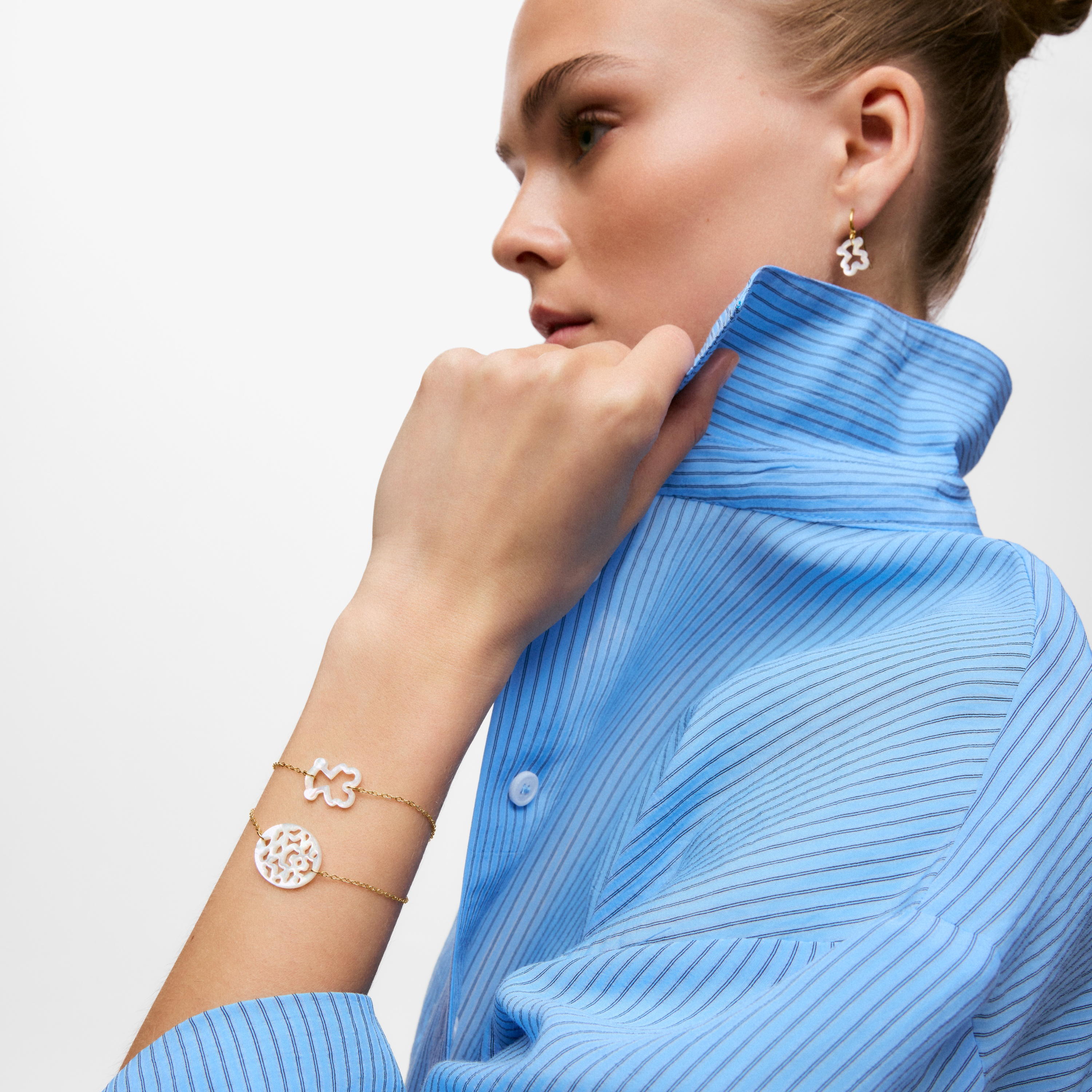 9kt gold and mother-of-pearl Bracelet TOUS Kaos Nacar