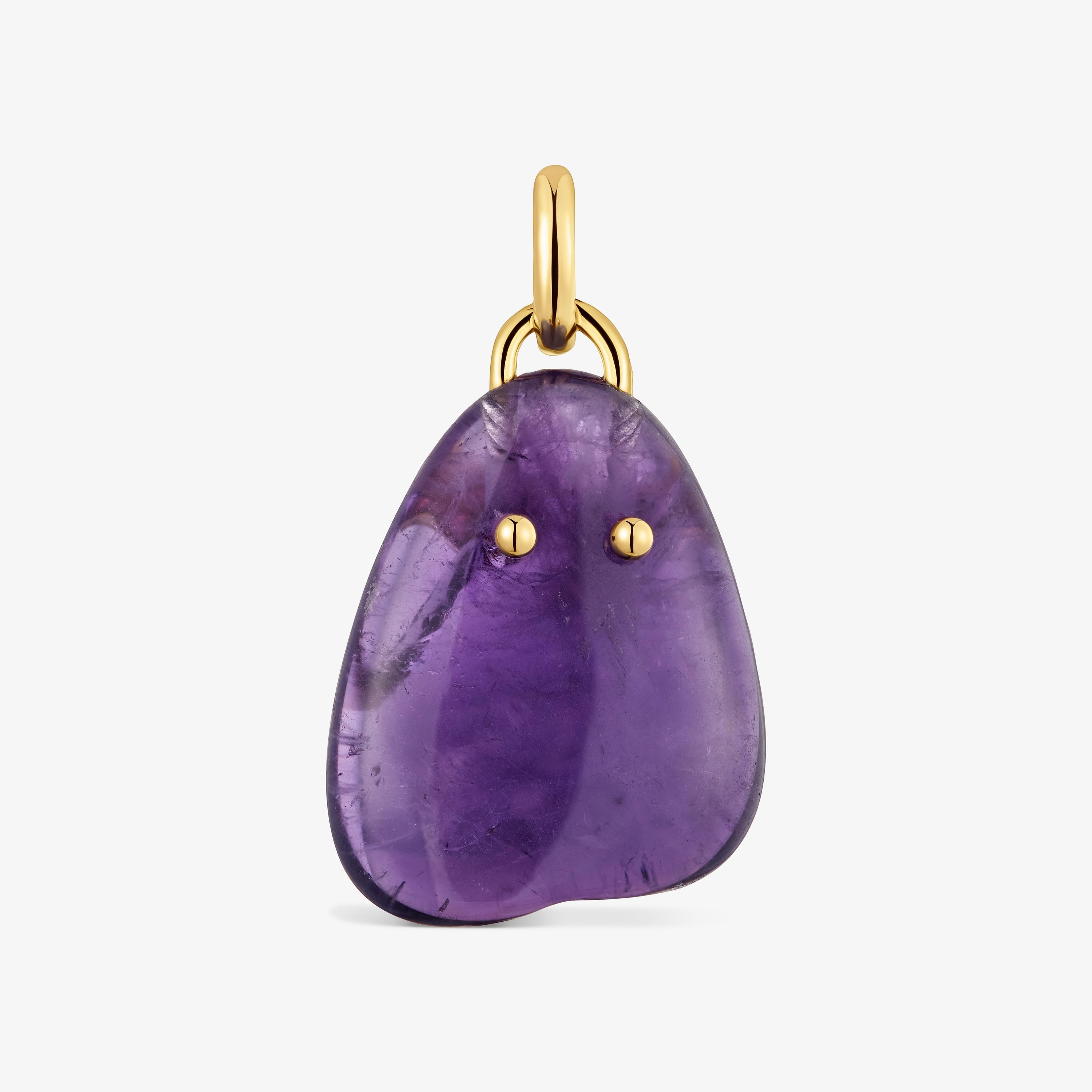 18kt gold vermeil and amethyst Pendant TOUS Boo