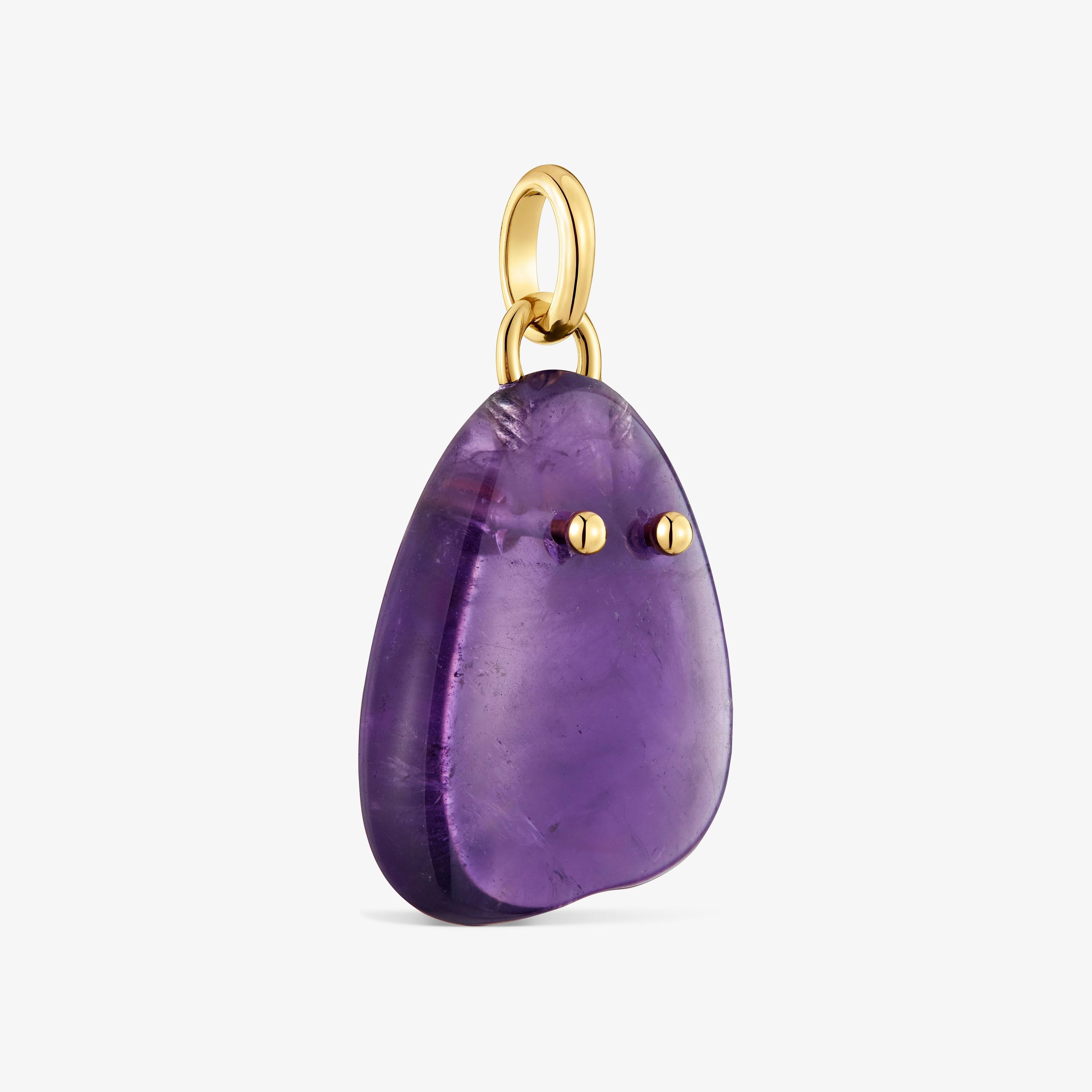 18kt gold vermeil and amethyst Pendant TOUS Boo