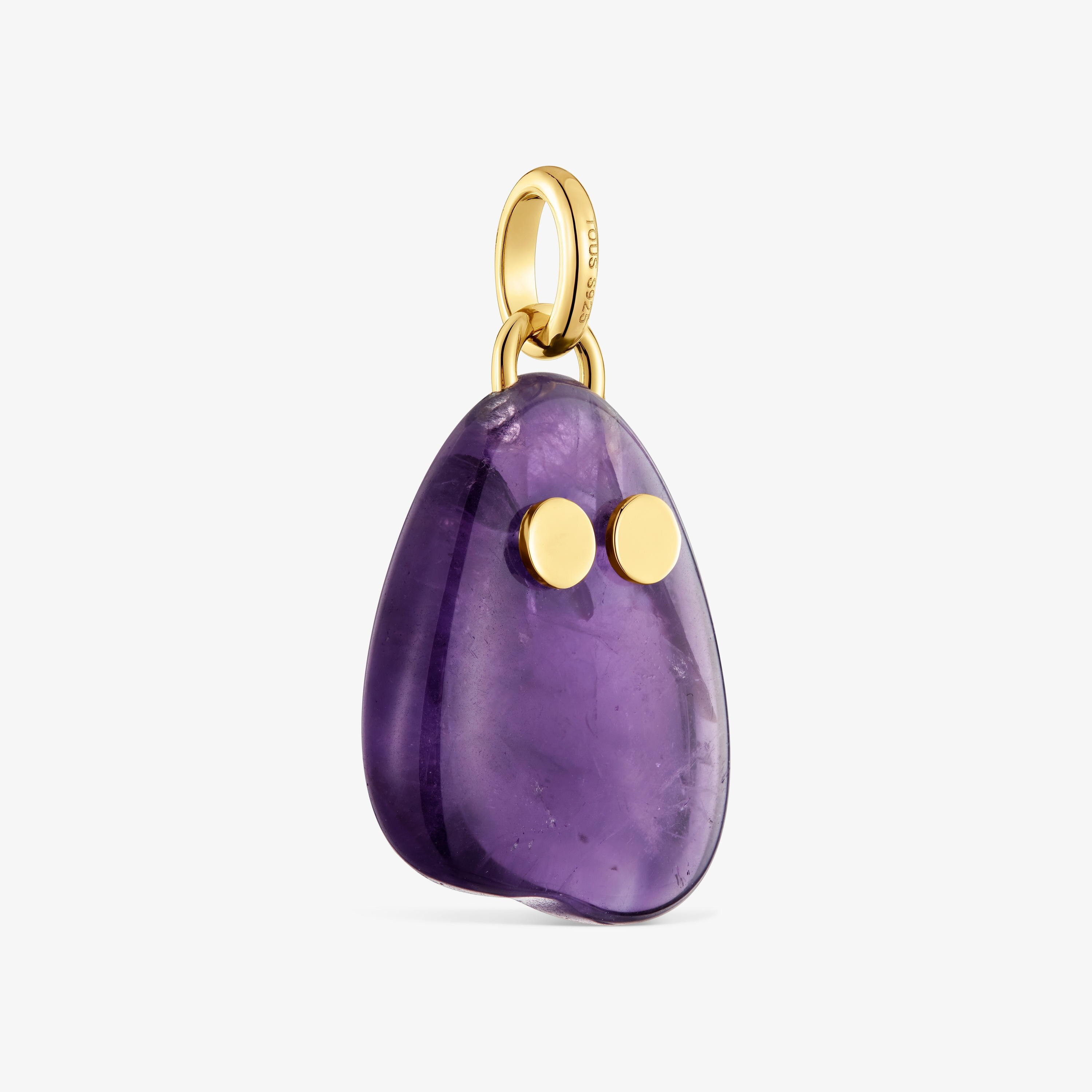 18kt gold vermeil and amethyst Pendant TOUS Boo