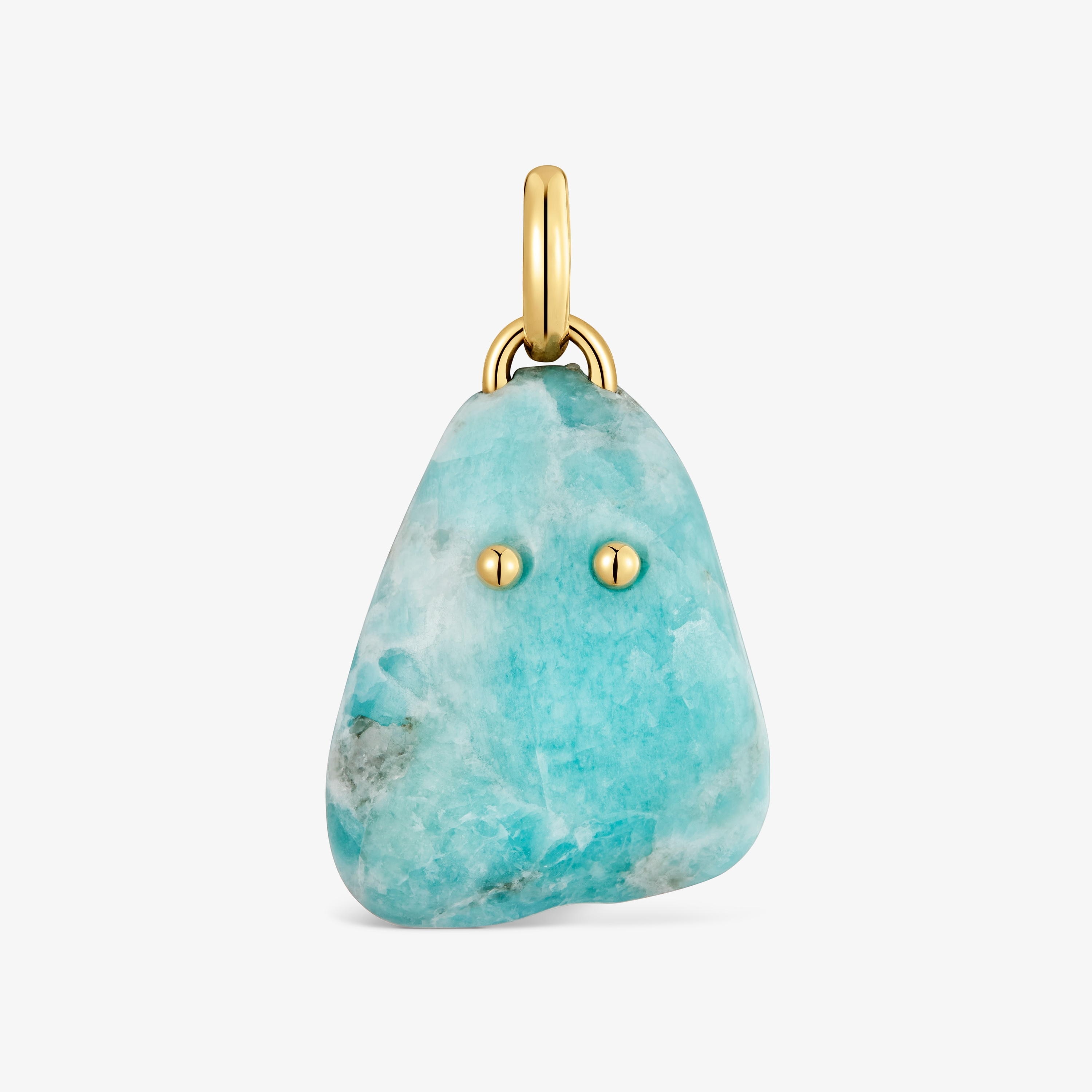 18kt gold vermeil and amazonite Pendant TOUS Boo