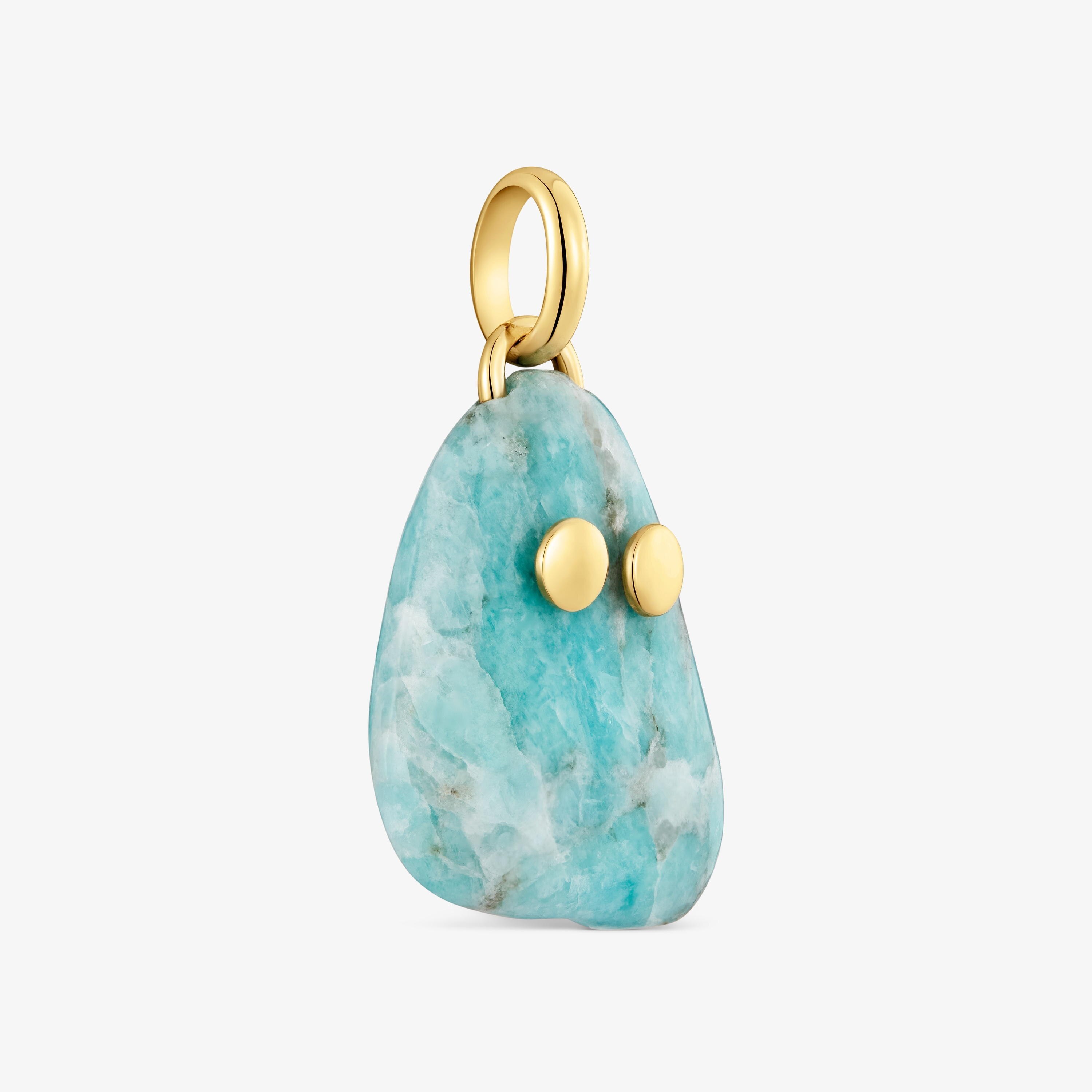 18kt gold vermeil and amazonite Pendant TOUS Boo