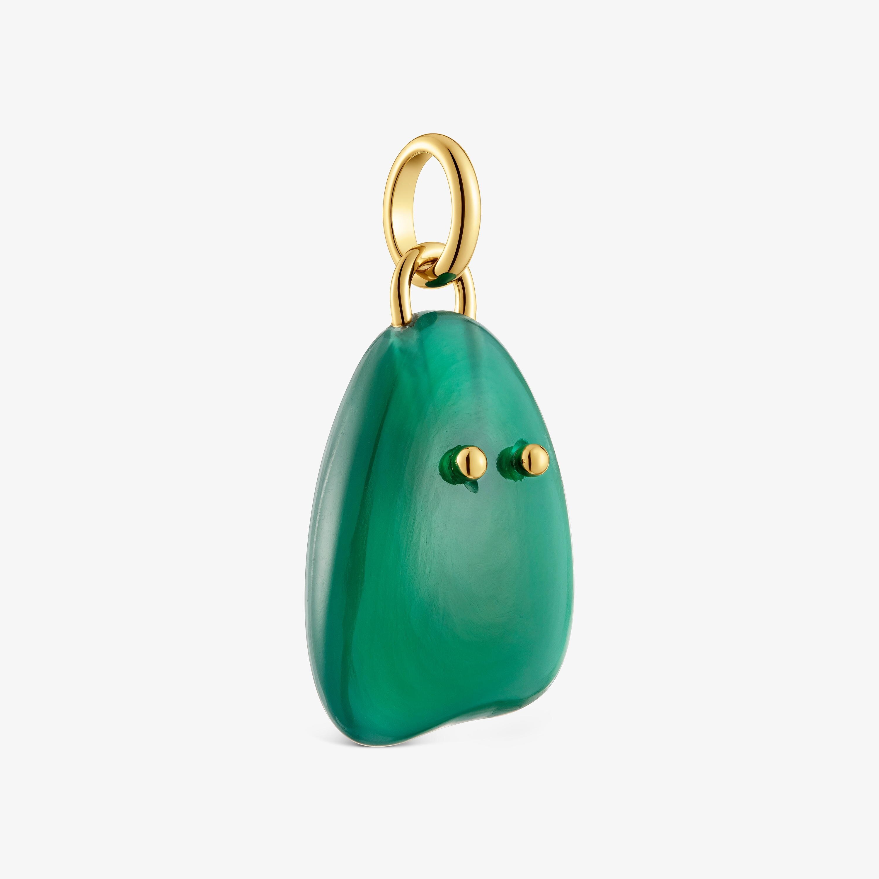 18kt gold vermeil and chalcedony Pendant TOUS Boo