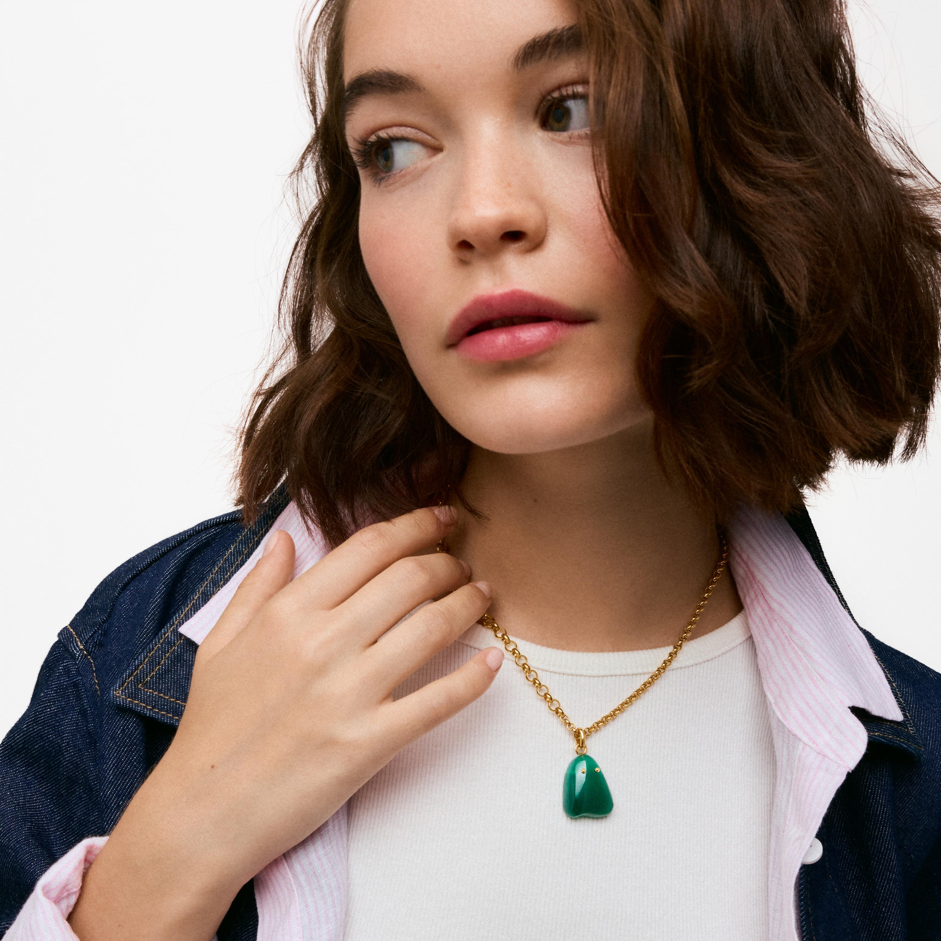 18kt gold vermeil and chalcedony Pendant TOUS Boo
