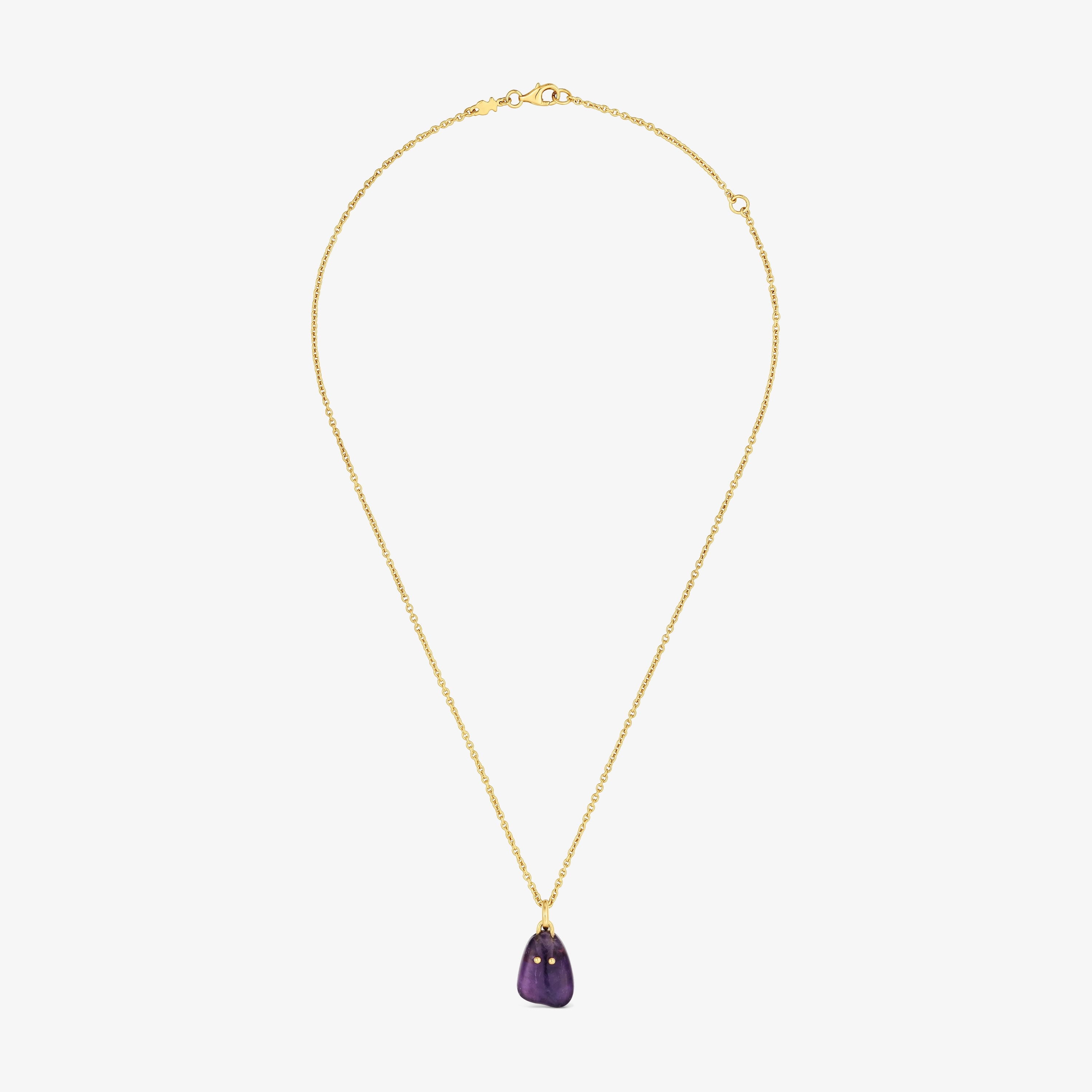 18kt gold vermeil and amethyst Necklace TOUS Boo