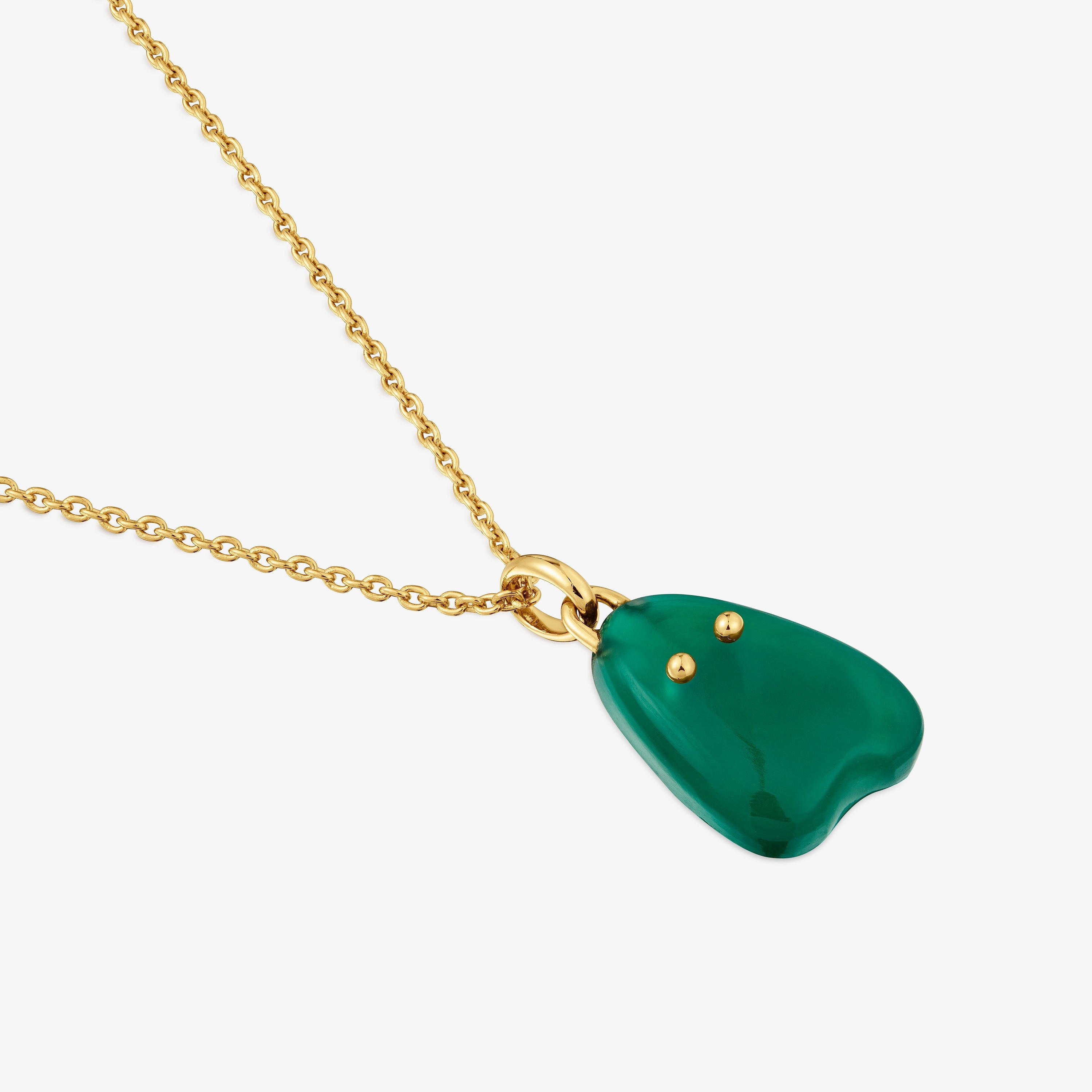 18kt gold vermeil and chalcedony Necklace TOUS Boo