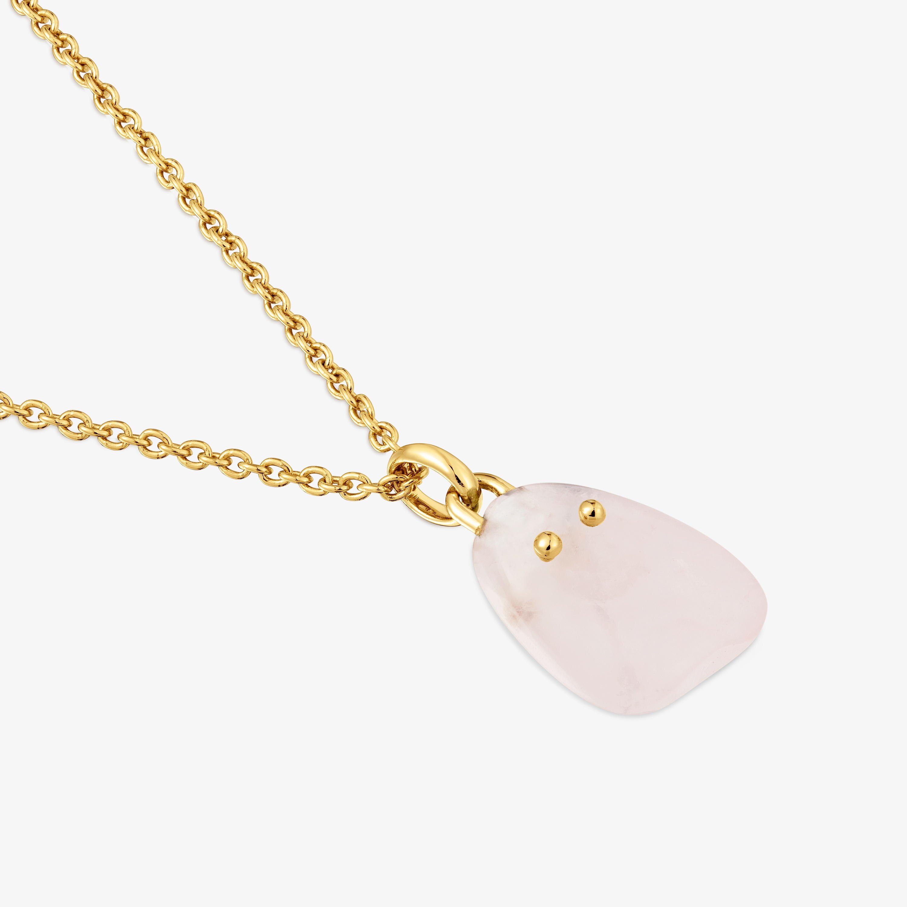 18kt gold vermeil and quartz Necklace TOUS Boo