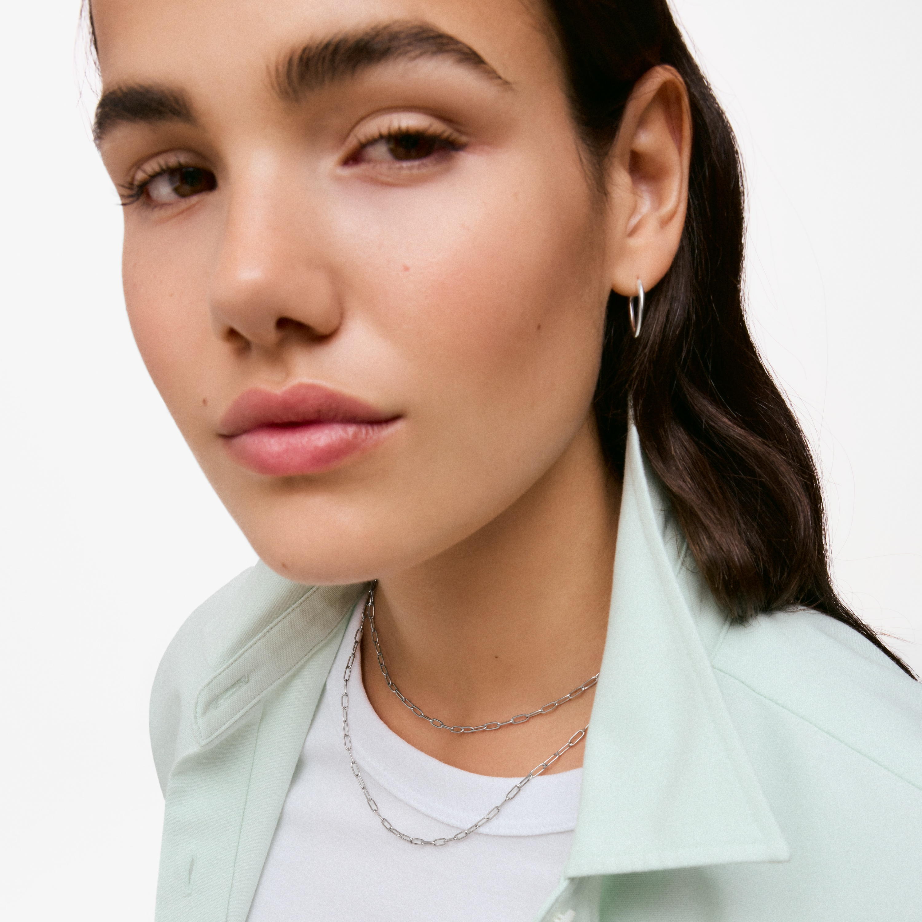 Short steel chain Necklace TOUS Basics