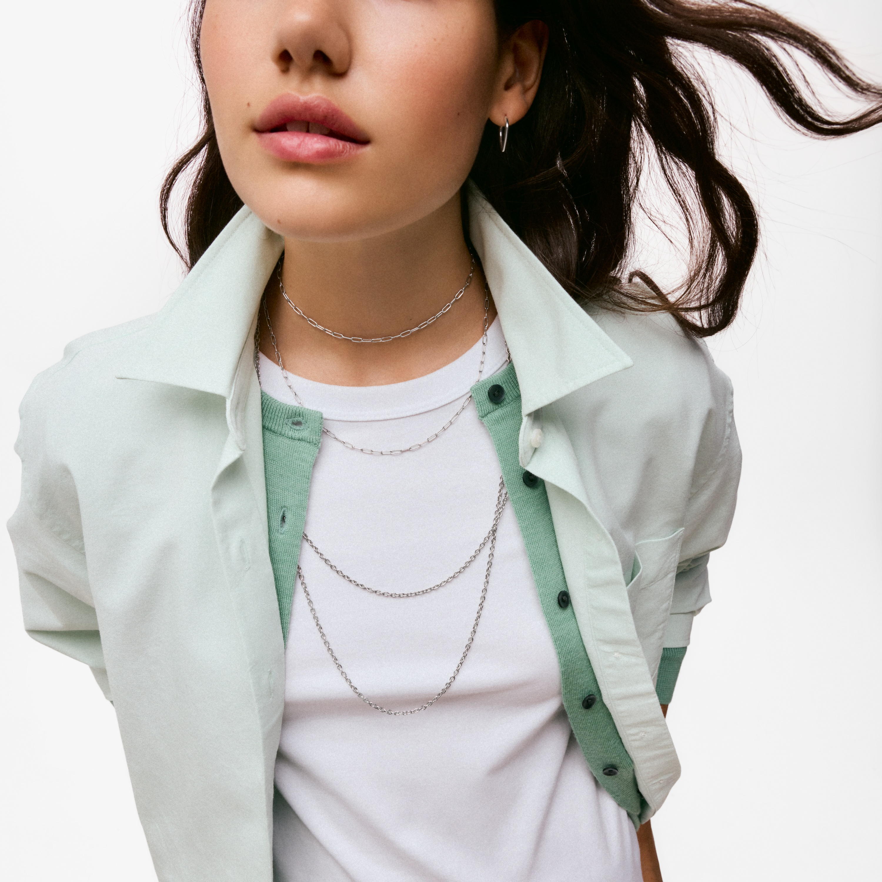 Short steel chain Necklace TOUS Basics