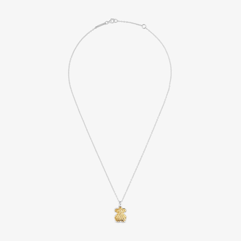 Two-tone bear Necklace TOUS Pava